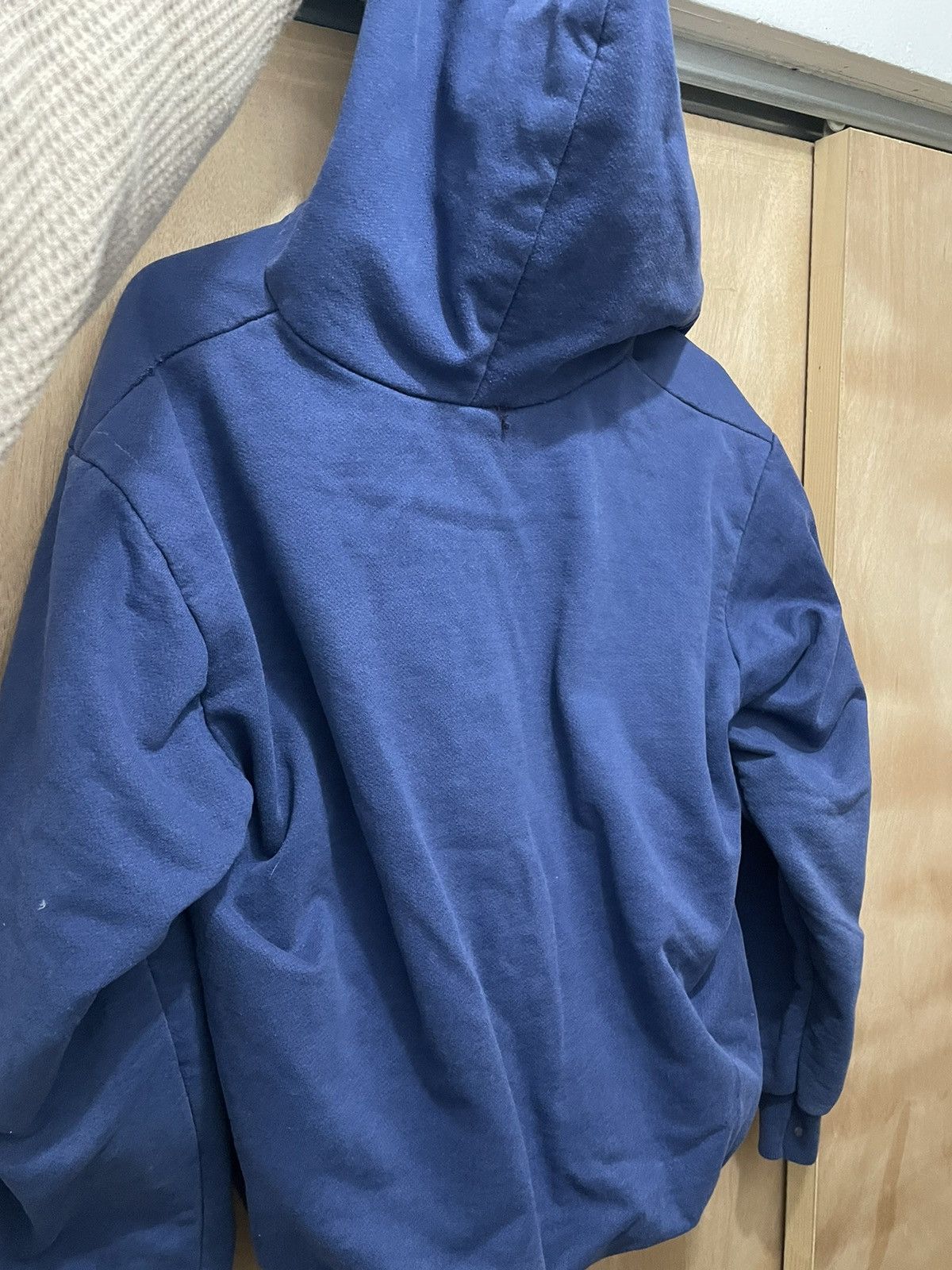 Other vintage 70's WAFFLE lined DBL HOODED zip up large Size US L / EU 52-54 / 3 - 9 Thumbnail
