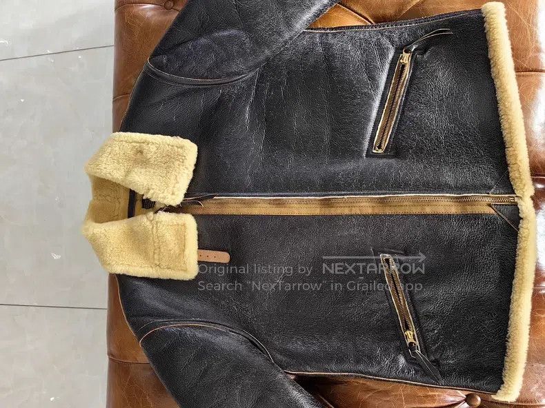 The Real McCoy's The Real McCoys D-1 Pilot Fur Jacket Size US XXS / EU 40 - 2 Thumbnail