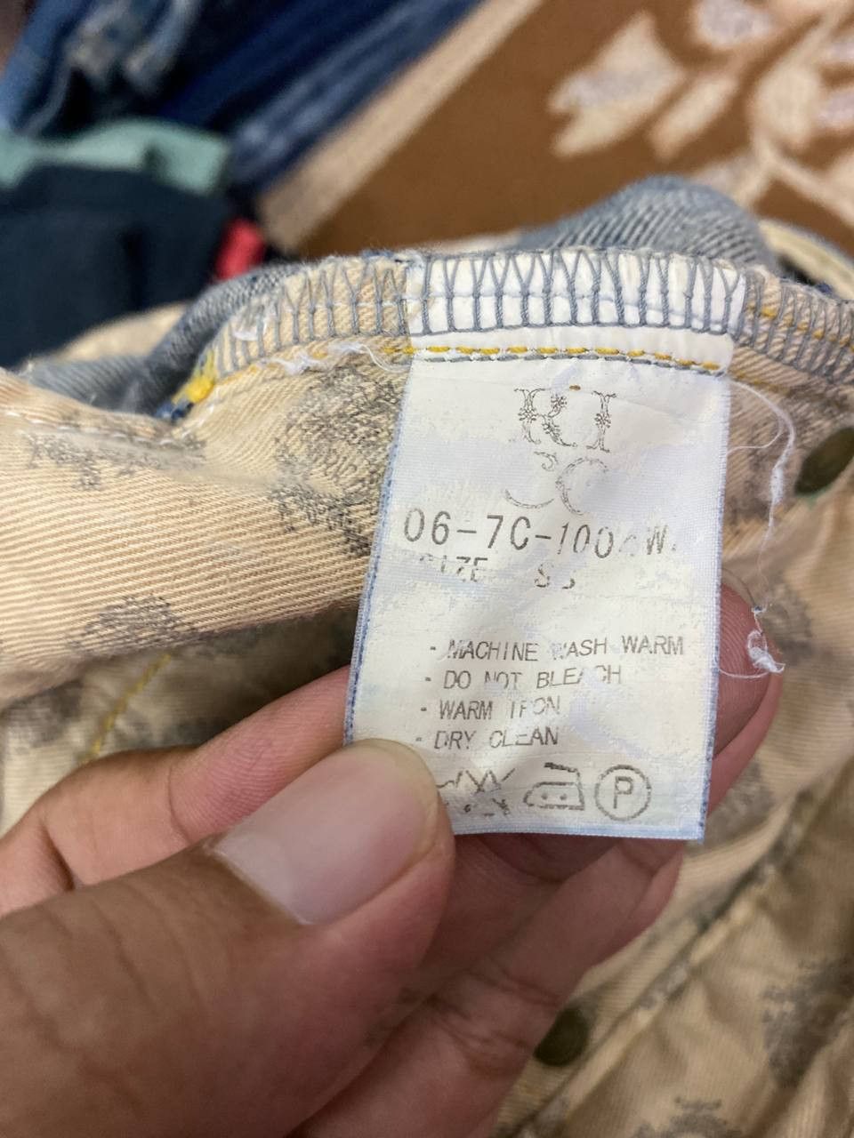Japanese Brand rico jeans riri zipper distressed rework bondage denim Size 32" / US 10 / IT 46 - 15 Thumbnail