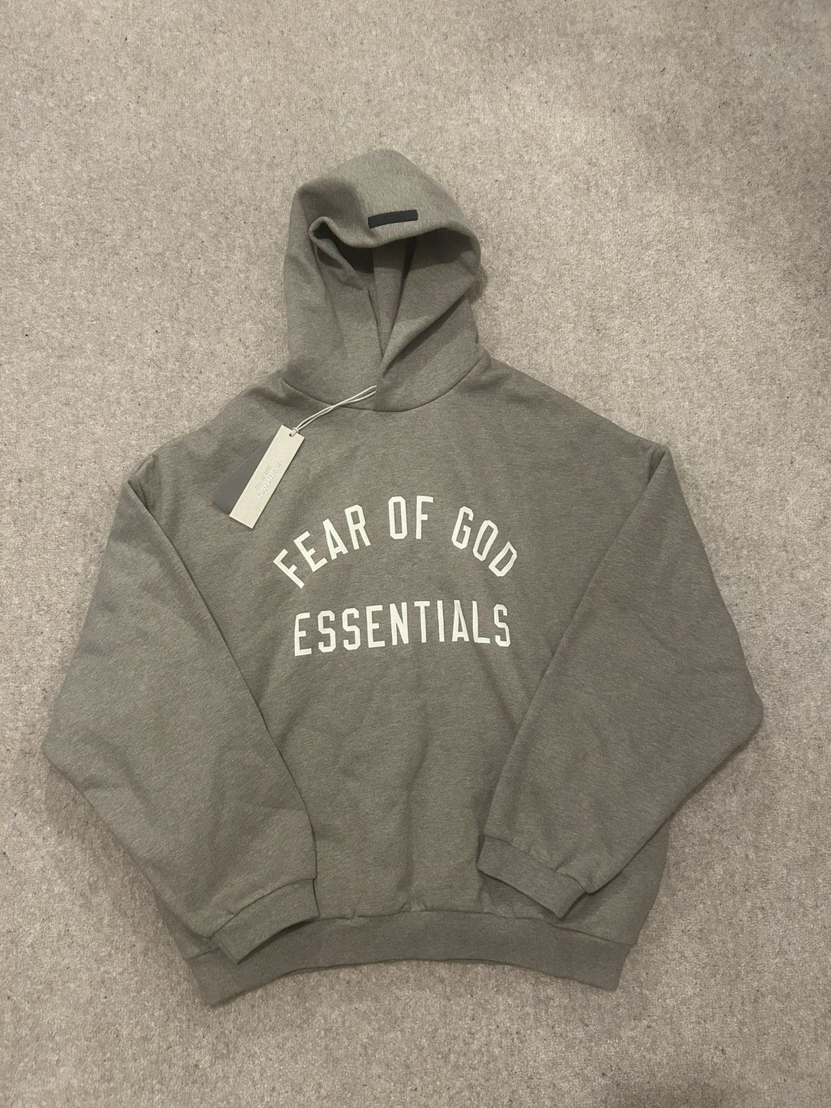 Fear of God Fear of God Essentials Logo Print Hoodie Size US S / EU 44-46 / 1 - 1 Thumbnail