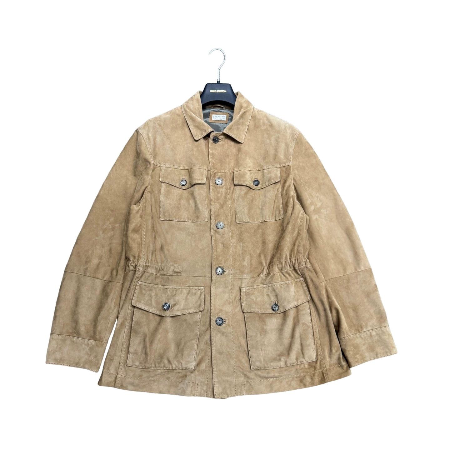 Brunello Cucinelli Brunello Cucinelli Suede Field Jacket Size S Size US S / EU 44-46 / 1 - 1 Thumbnail