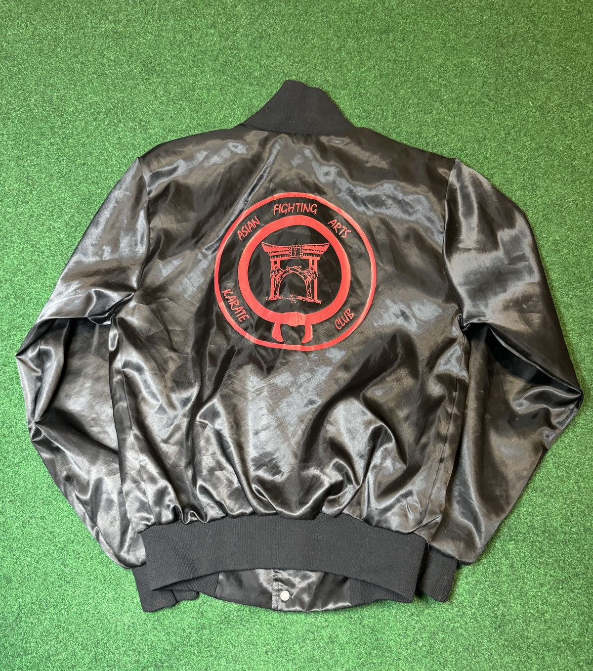 Vintage Vintage 70s 80s Martial Arts MMA Karate Satin Jacket Size US S / EU 44-46 / 1 - 1 Thumbnail