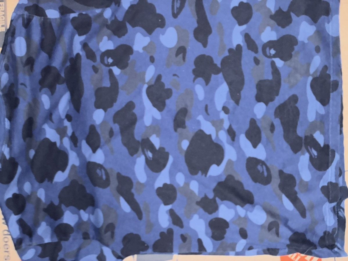 Bape Navy Blue Bape Tee Size US XL / EU 56 / 4 - 4 Thumbnail