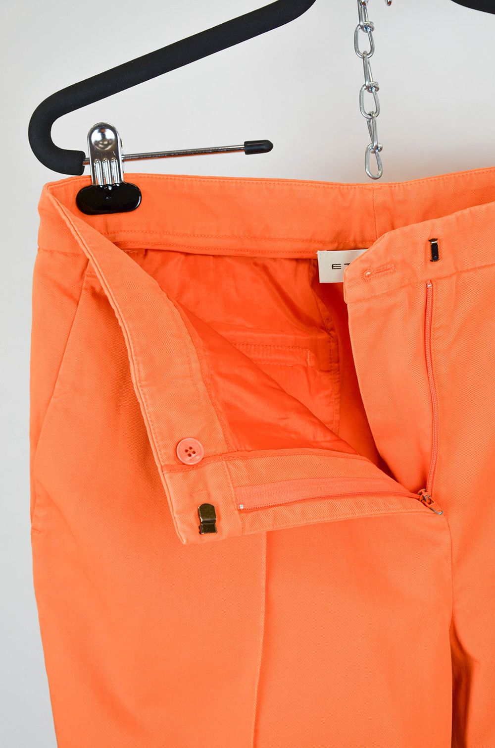 Etro ETRO “Pantalone Veronica” Flared Orange Pants – IT48 Size 34" / US 12 / IT 48 - 8 Thumbnail