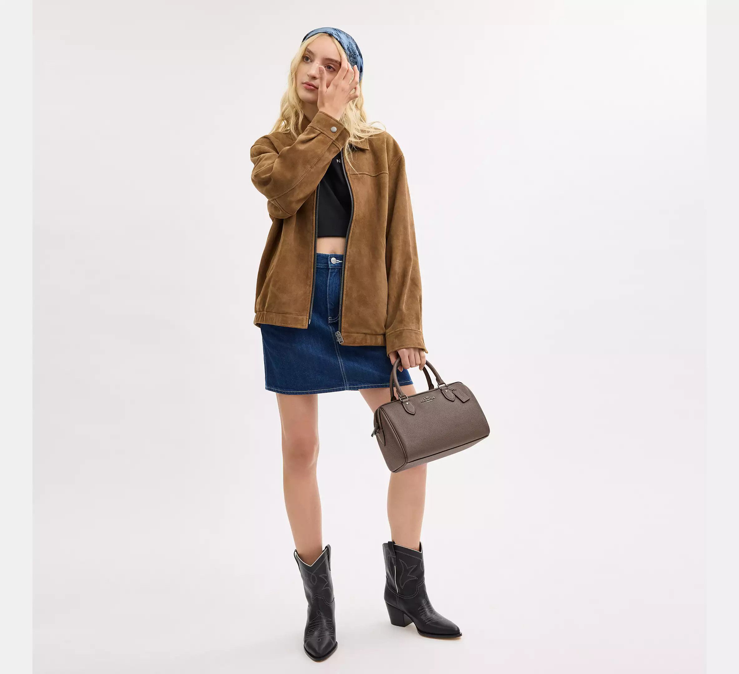 Coach Rowan Satchel Bag CV962 Size ONE SIZE - 10 Thumbnail