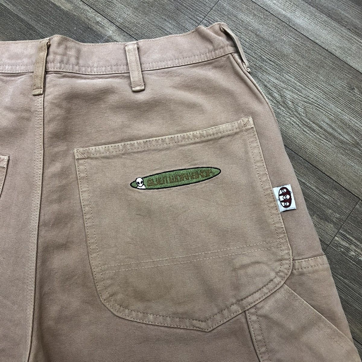 Alien Workshop × Hook-Ups Y2K Alien Workshop Skateboarding Carpenter Baggy Pants Size US 32 / EU 48 - 4 Thumbnail