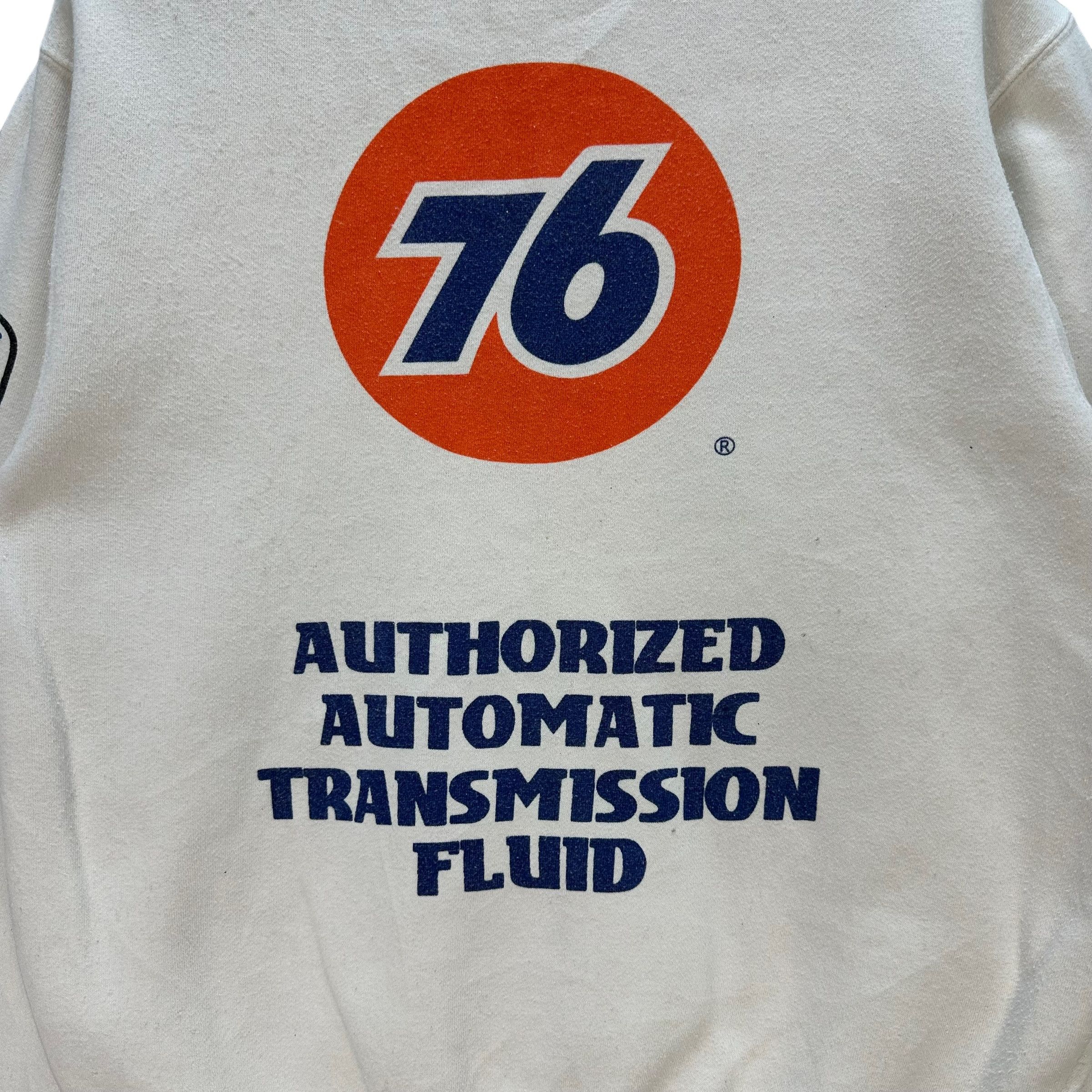 Japanese Brand 76 LUBRICANTS Big Logo Zipper Hoodie Sweatshirt #A4-0097 Size US M / EU 48-50 / 2 - 2 Thumbnail