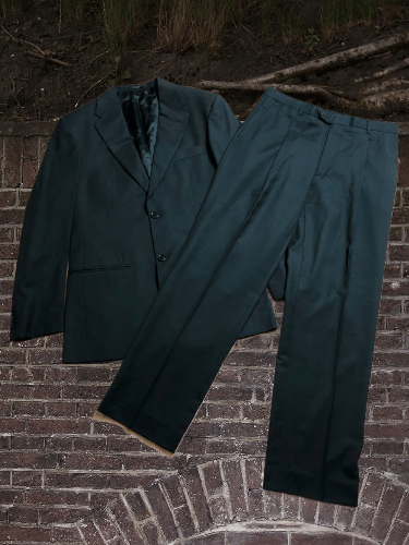 Valentino ELEGANT Suit Navy Valentino Roma LUXURY Size 40R - 1 Thumbnail