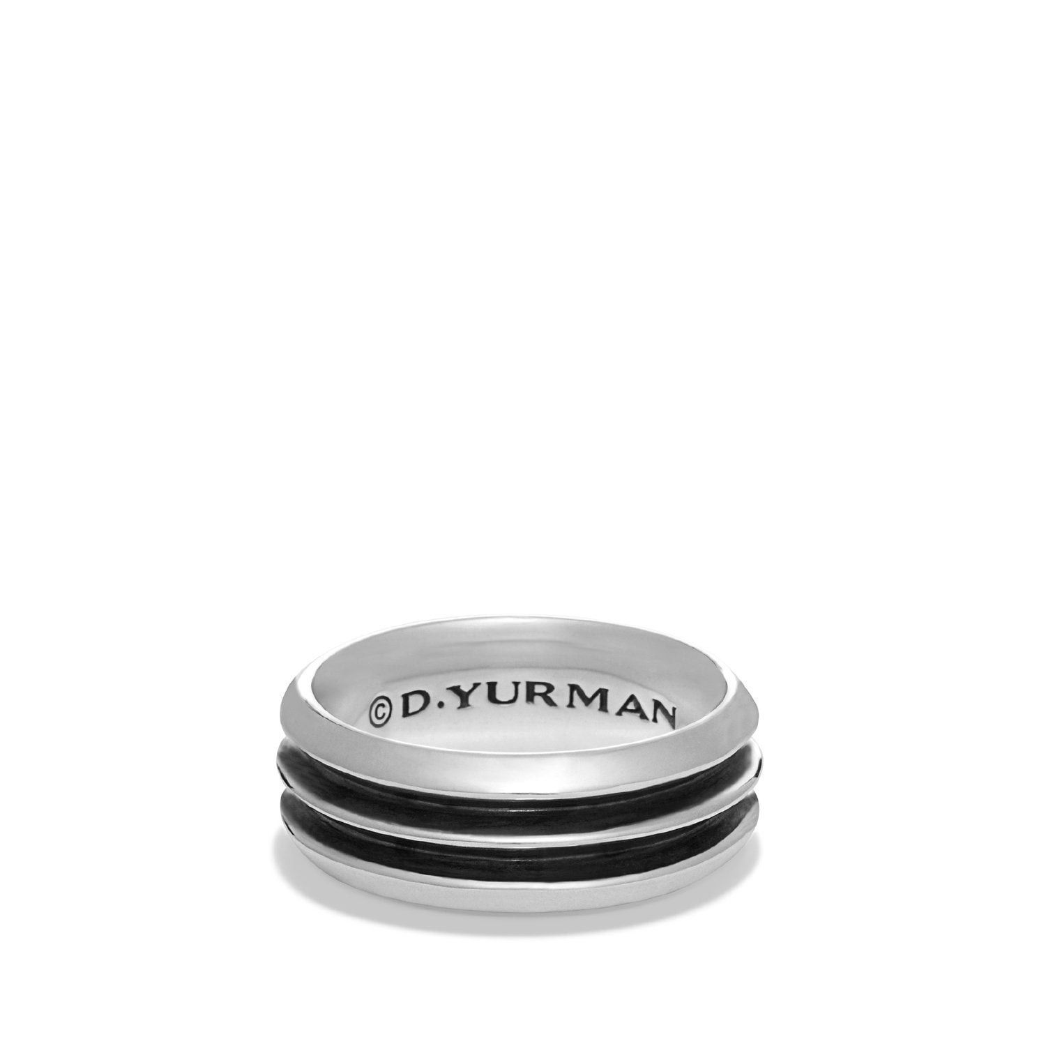 David Yurman o1w1db10526 R15499M/Size 7/Knife Edge Band Ring in Black Size ONE SIZE - 1 Preview