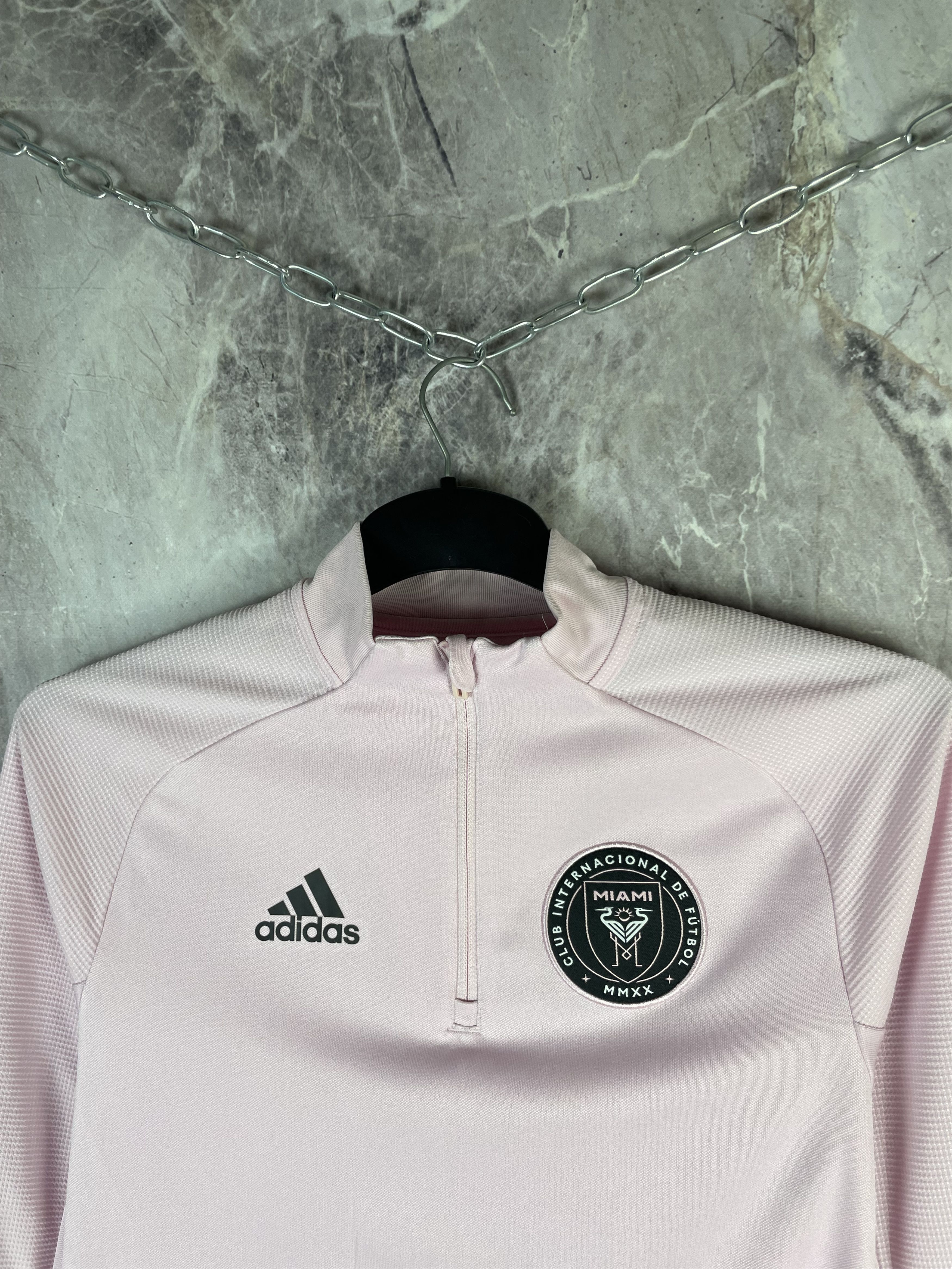 Adidas Inter Miami adidas 1/4 Zip Training Soccer Jacket Size US S / EU 44-46 / 1 - 3 Thumbnail