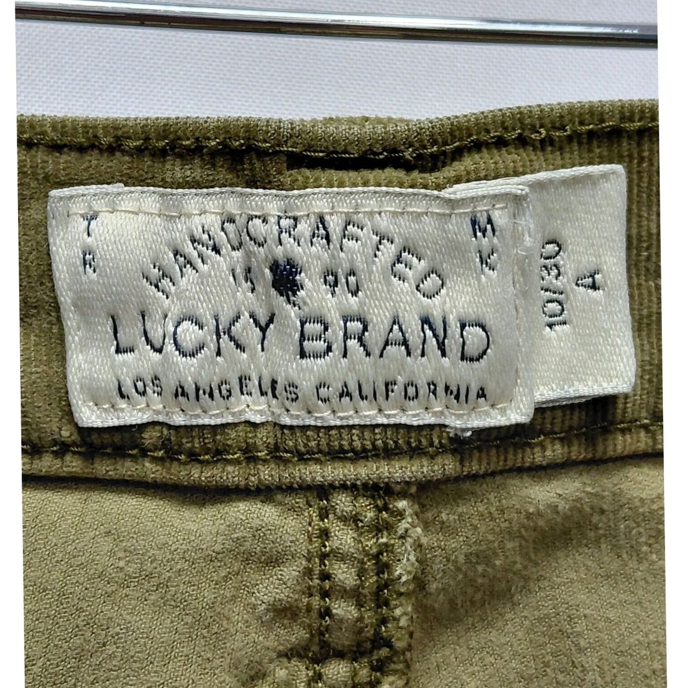 Lucky Brand Lucky Brand Brooke Skinny Corduroy Pants Olive Women Size 10 Size 32" / US 10 / IT 46 - 5 Thumbnail
