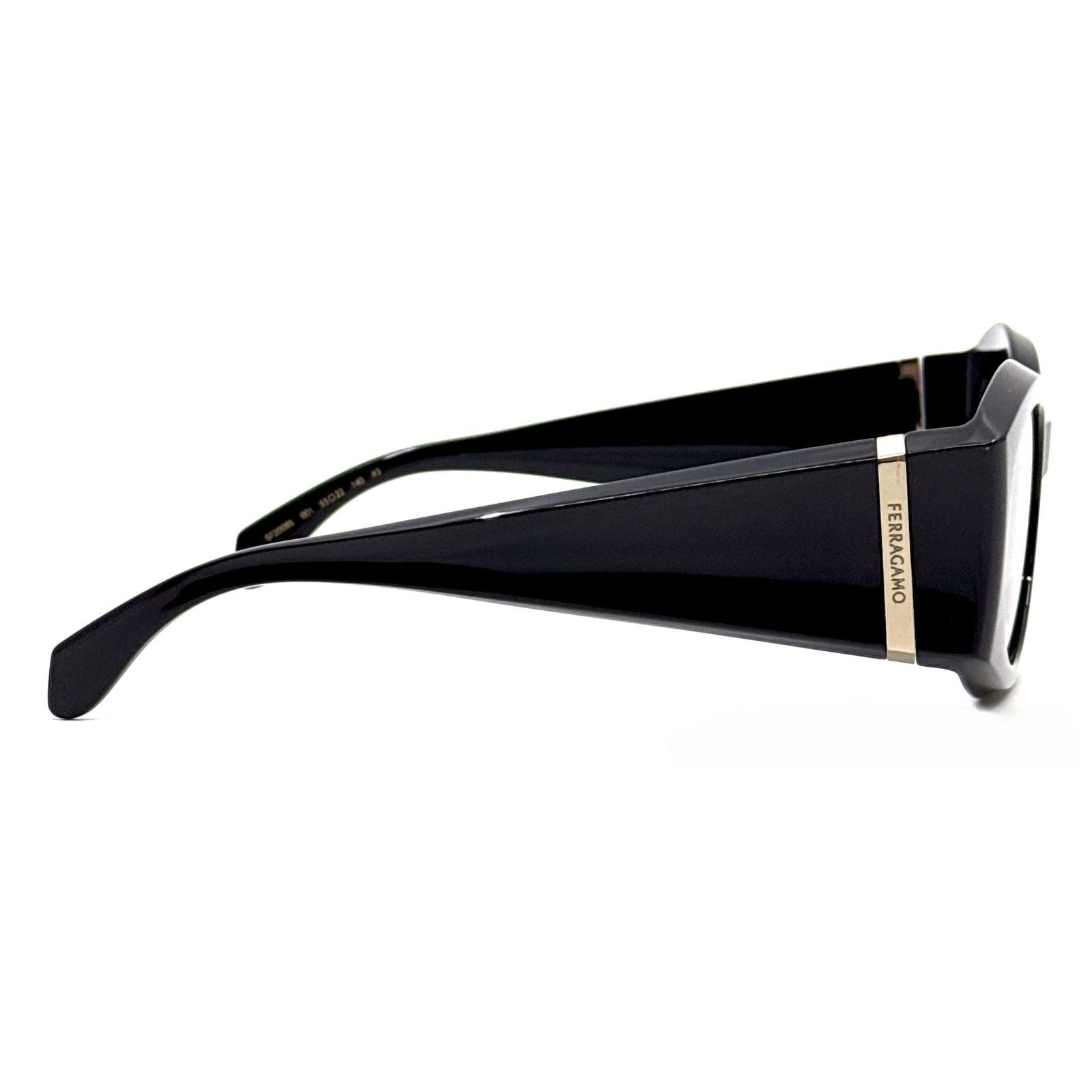 Salvatore Ferragamo New, SALVATORE FERRAGAMO Sunglasses SF2008S 001 Authentic Size ONE SIZE - 3 Thumbnail