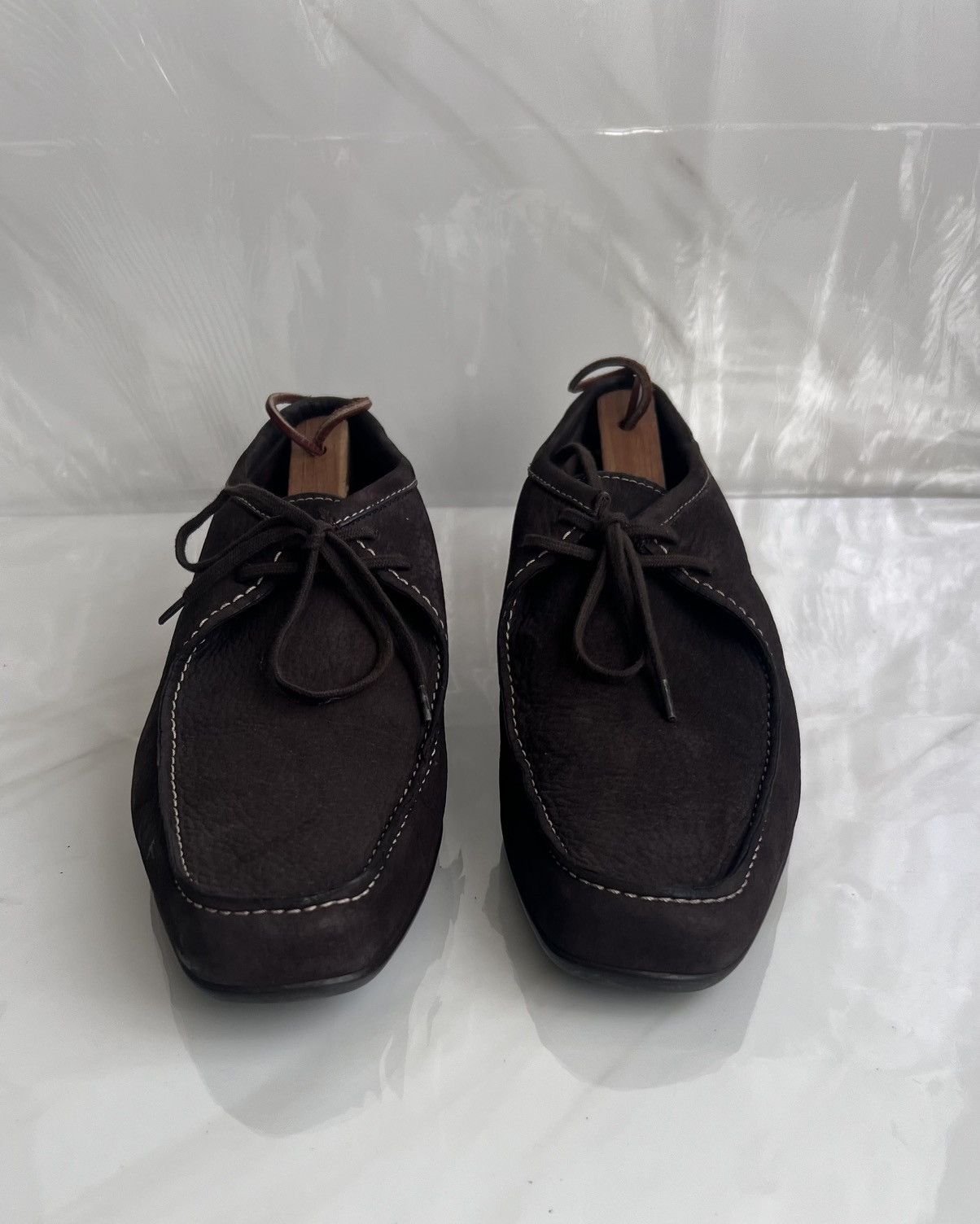 J.M. Weston J.M Weston Men’s Brown suede chukka lace up Dress shoes Size US 7.5 / EU 40-41 - 2 Thumbnail