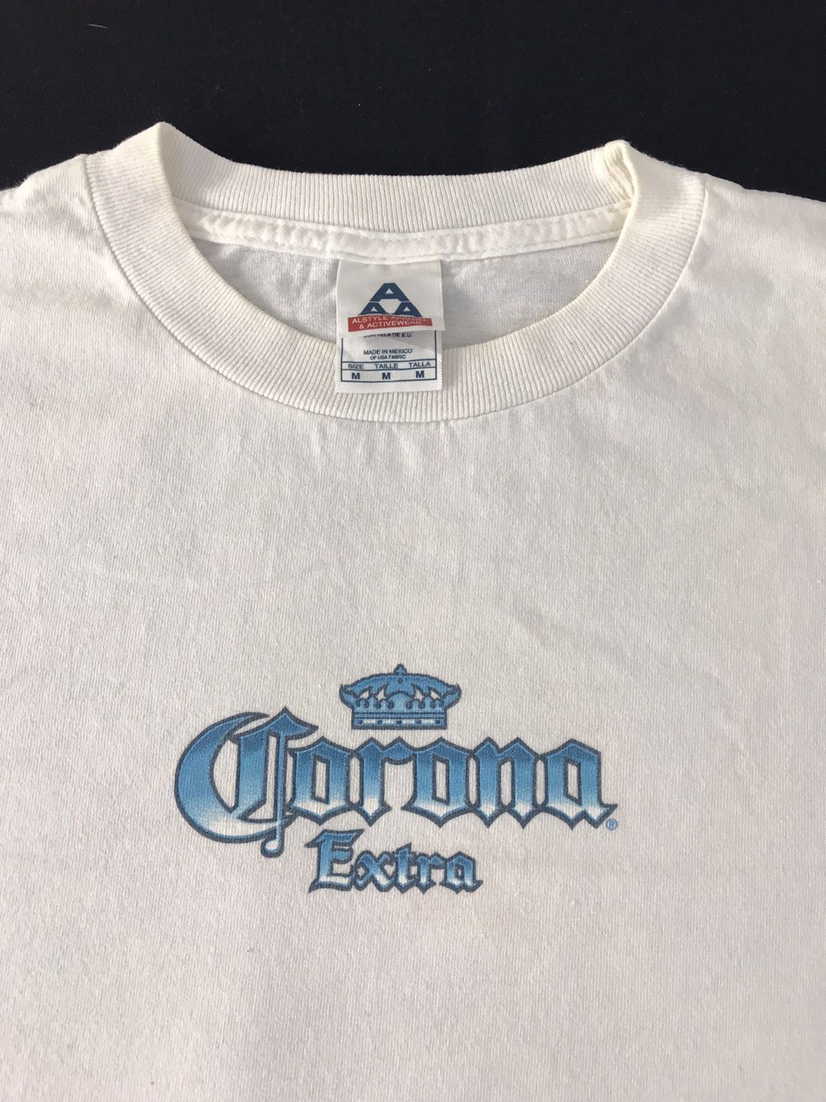 Japanese Brand 90s Mas Fina Corona Extra Beer Drink Big Sexy Girl Tee Size US M / EU 48-50 / 2 - 3 Thumbnail