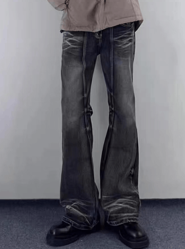Japanese Brand American retro high street washed distressed jeans for men Size US 32 / EU 48 - 3 Thumbnail
