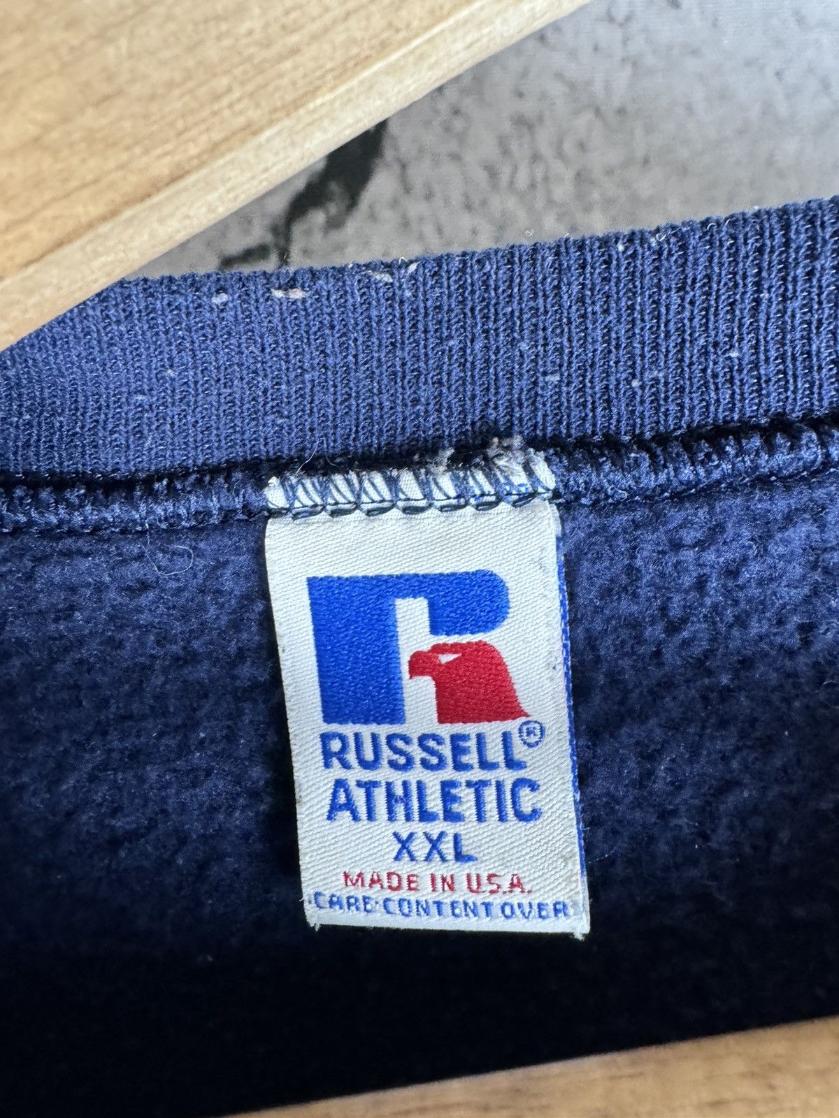 Russell Athletic Vintage 90s Russell Athletic USA University Sweatshirt Size US XXL / EU 58 / 5 - 3 Thumbnail