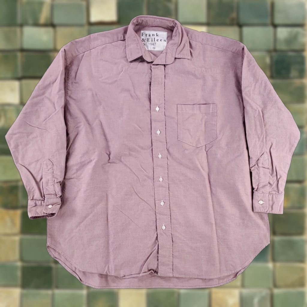 Frank & Eileen Frank & Eileen Button-Up Shirt Shirley Red Womens XS Shirt Ladies XS Red Button-Up Shirt Size XS / US 0-2 / IT 36-38 - 1 Thumbnail