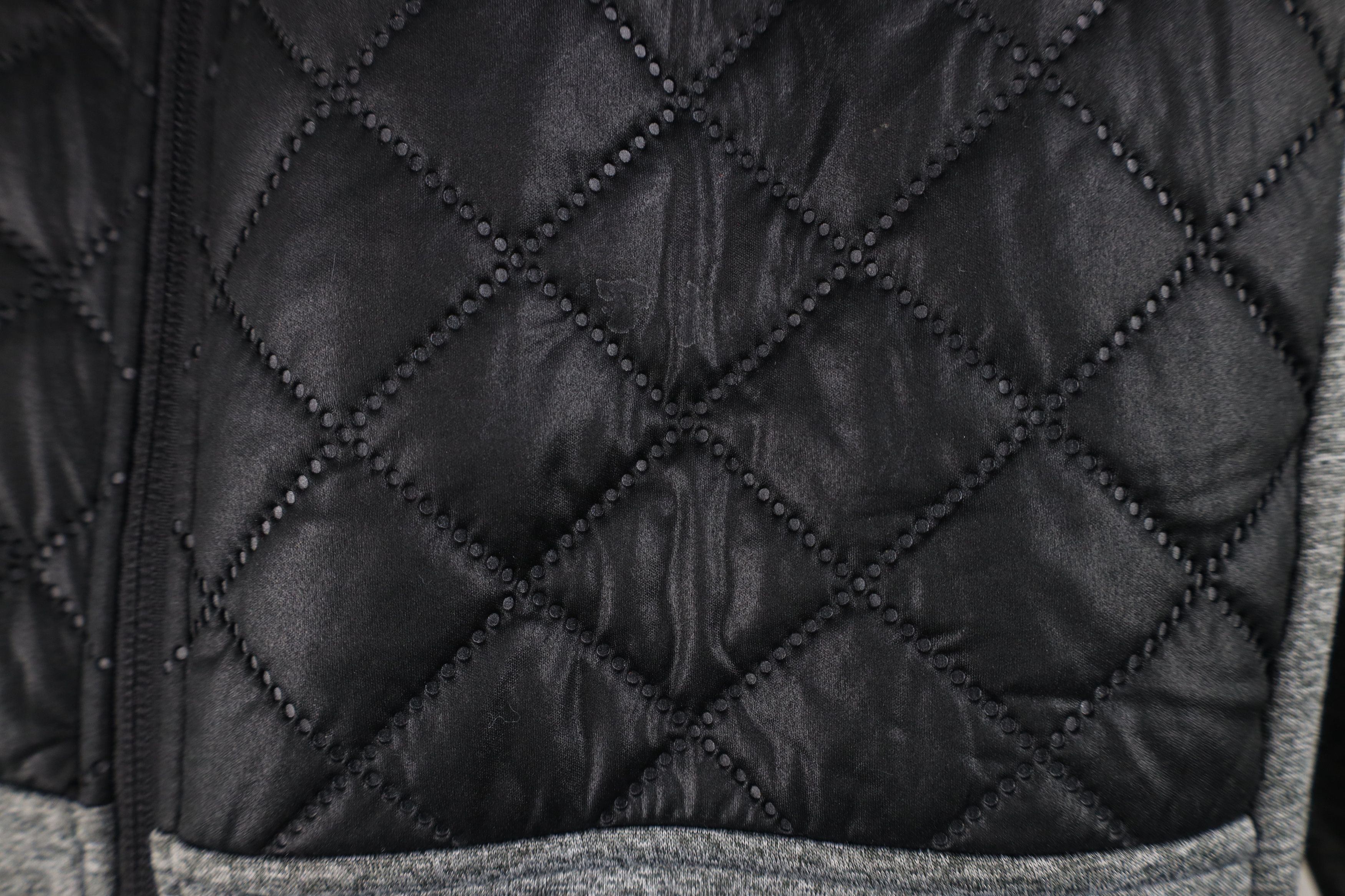 Adidas Adidas Quilted Full Zip Knit Golf Jacket Heather Gray Size US M / EU 48-50 / 2 - 6 Thumbnail