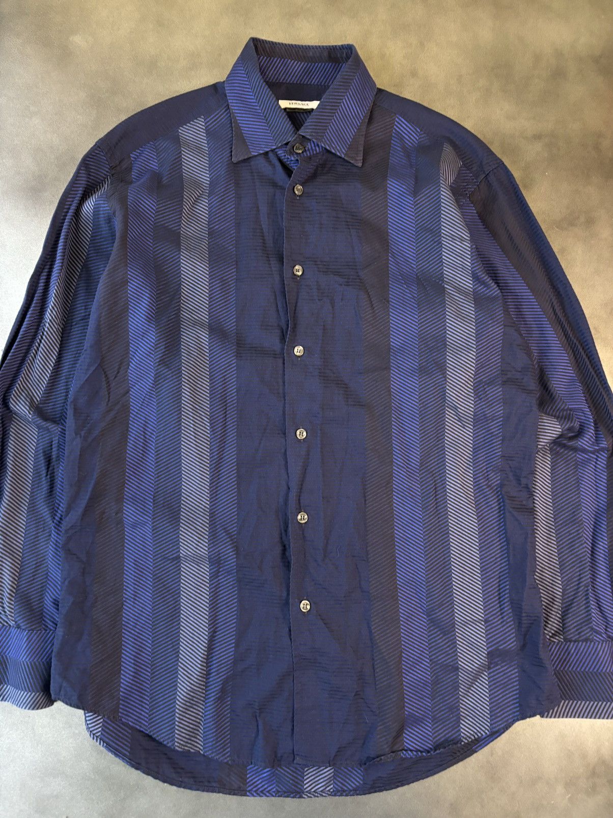 Designer × Versace × Vintage Versace Collection Dress Shirt Button Up Gianni Versace Size US M / EU 48-50 / 2 - 15 Thumbnail