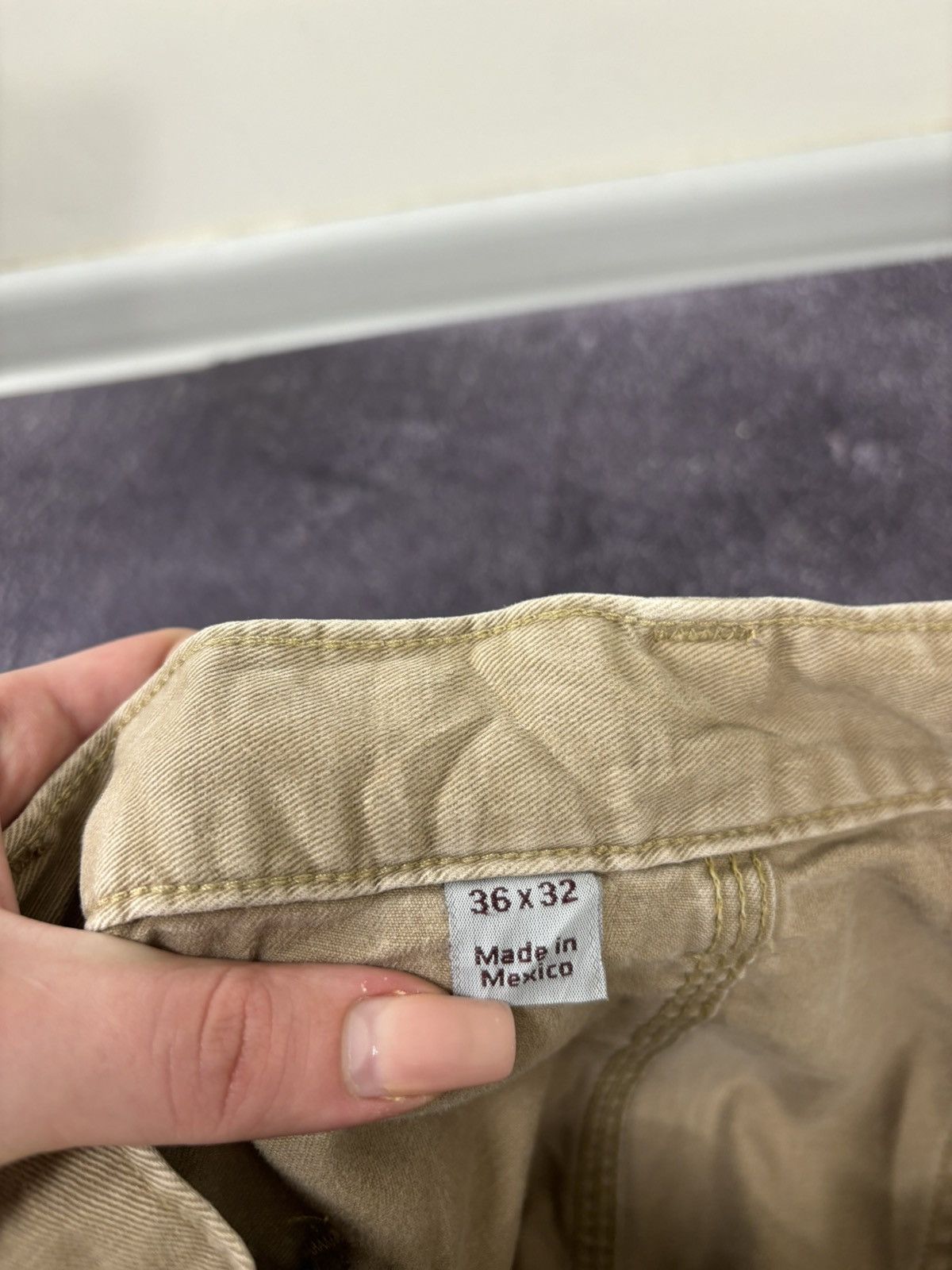 Carhartt Vintage Carhartt USA Cream Work Hype Baggy Carpenter Pants Size US 36 / EU 52 - 13 Thumbnail