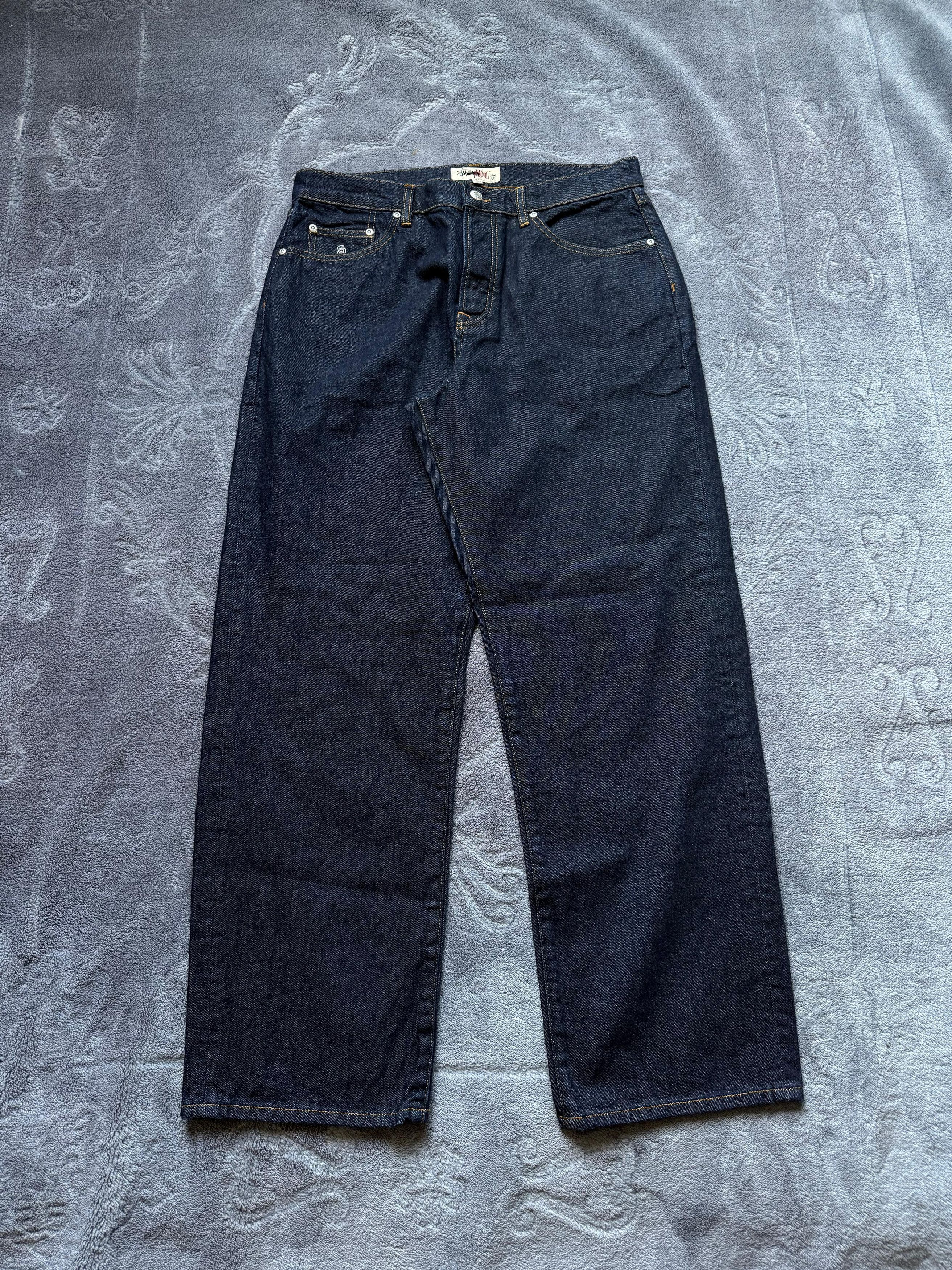 Stussy CC28 Bigol Raw Denim in Navy Blue Size US 28 / EU 44 - 2 Thumbnail