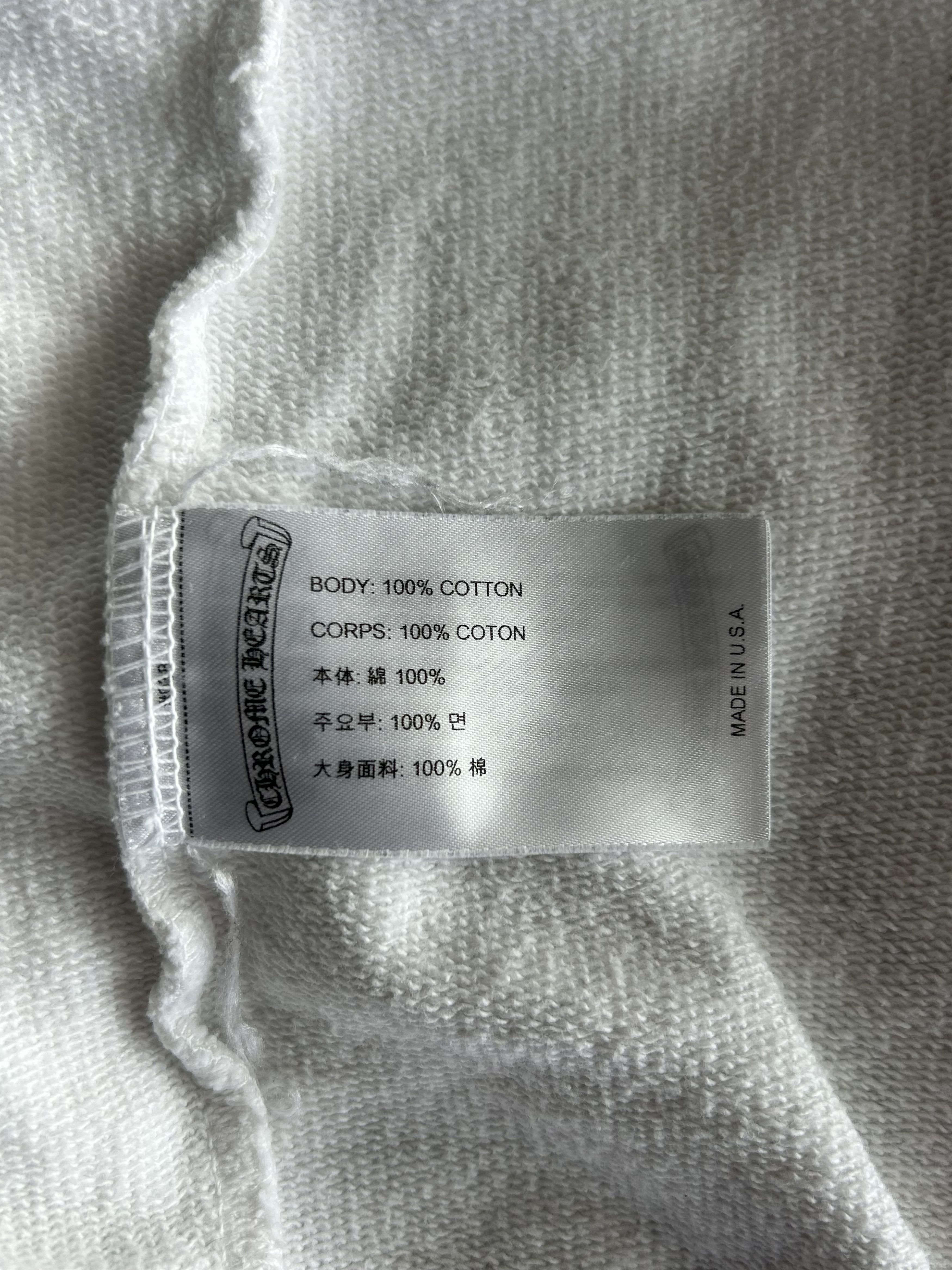 Chrome Hearts White & Black Cross Jacquard Horseshoe Logo Zip Up Hoodie Size US L / EU 52-54 / 3 - 4 Thumbnail