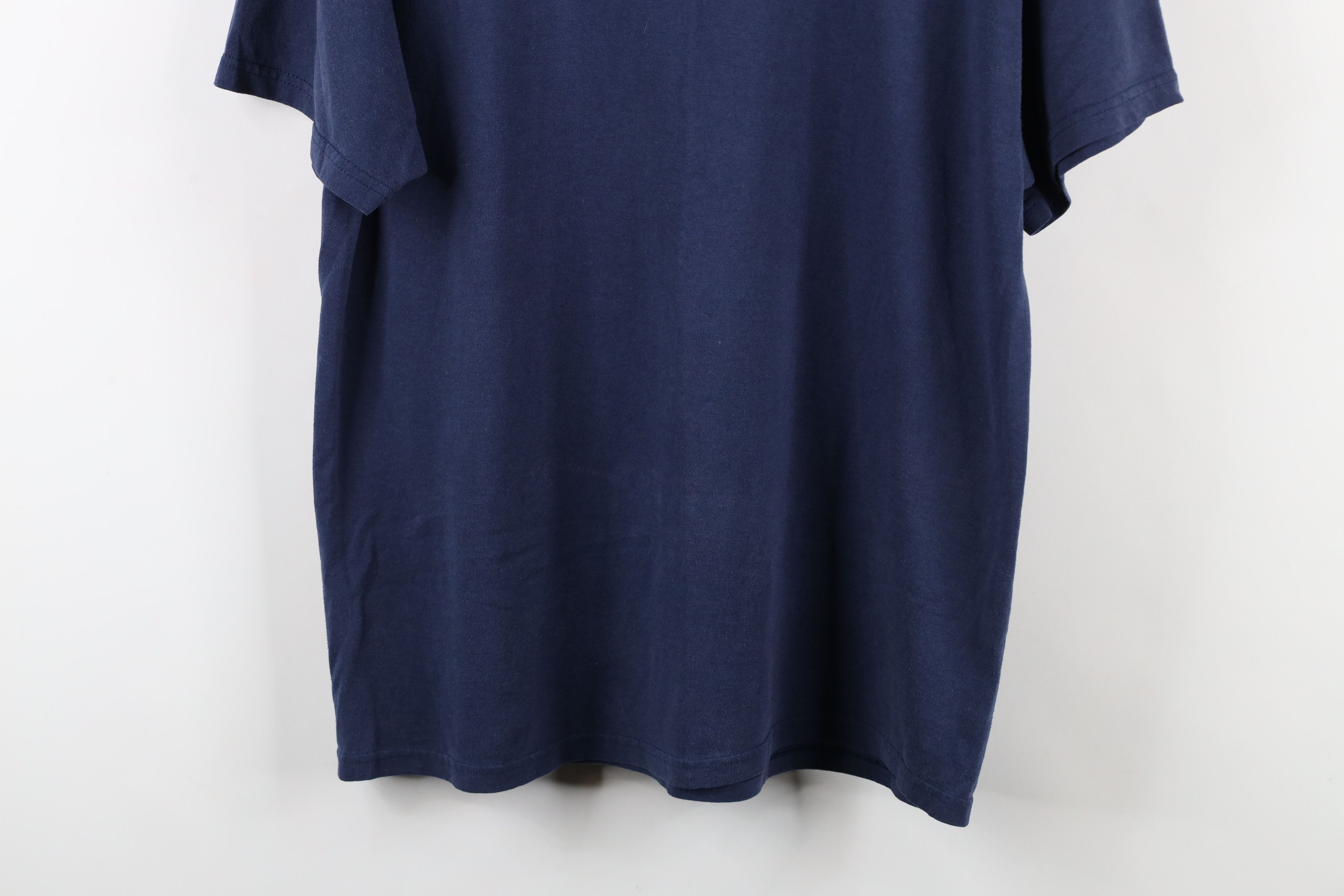 Hanes × Vintage Vintage 90s Hanes Heavyweight Blank Short Sleeve T-Shirt Size US L / EU 52-54 / 3 - 3 Thumbnail