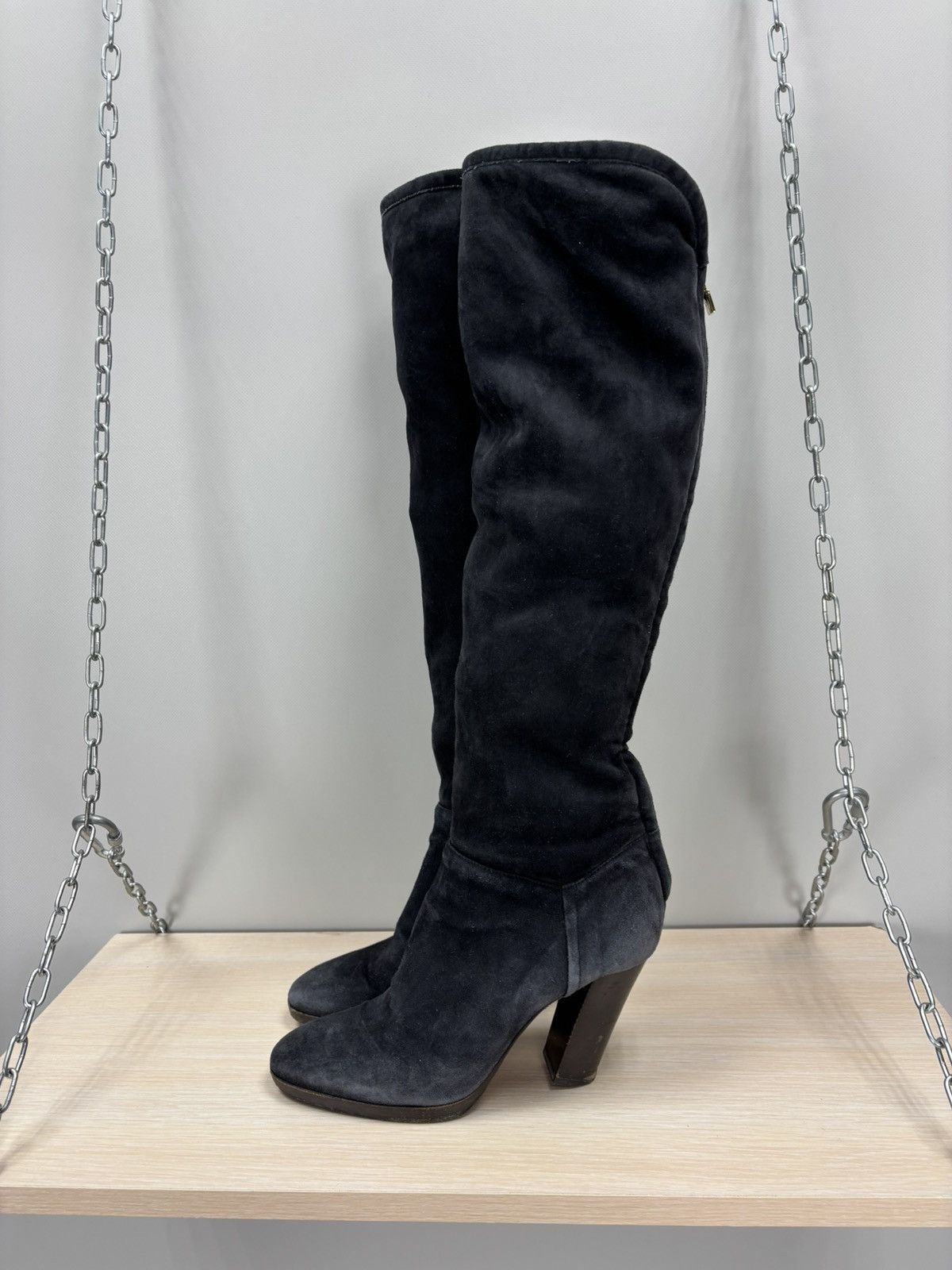 Loro Piana Womens heels boots Loro Piana Size 36 Color Blue Size US 6 / IT 36 - 5 Thumbnail