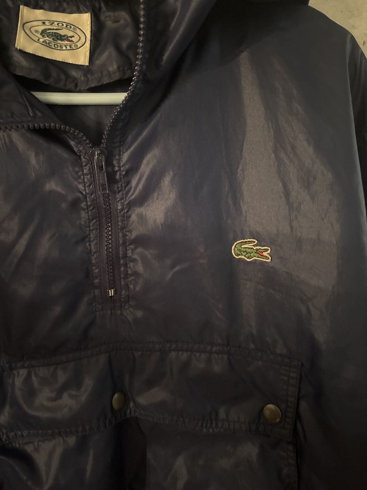 Lacoste Vintage Izod Lacoste Windbreaker Hoody size M 80s Size US M / EU 48-50 / 2 - 1 Thumbnail