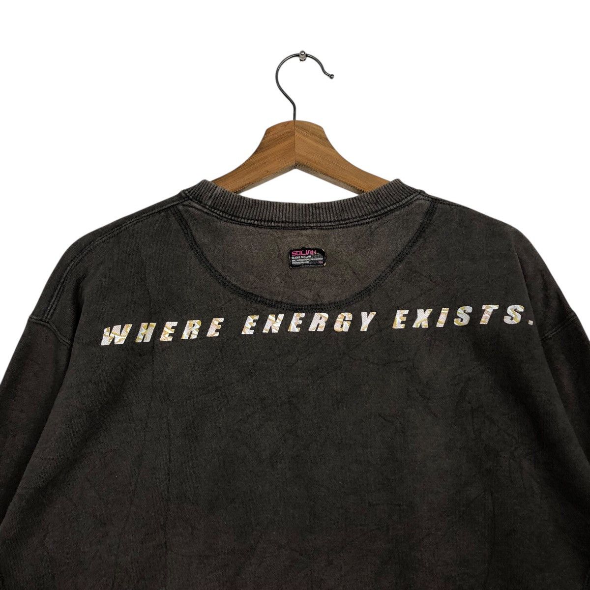 Japanese Brand 📌Vintage Sweatshirt Soljah Big Logo Punk Design Size US M / EU 48-50 / 2 - 12 Thumbnail