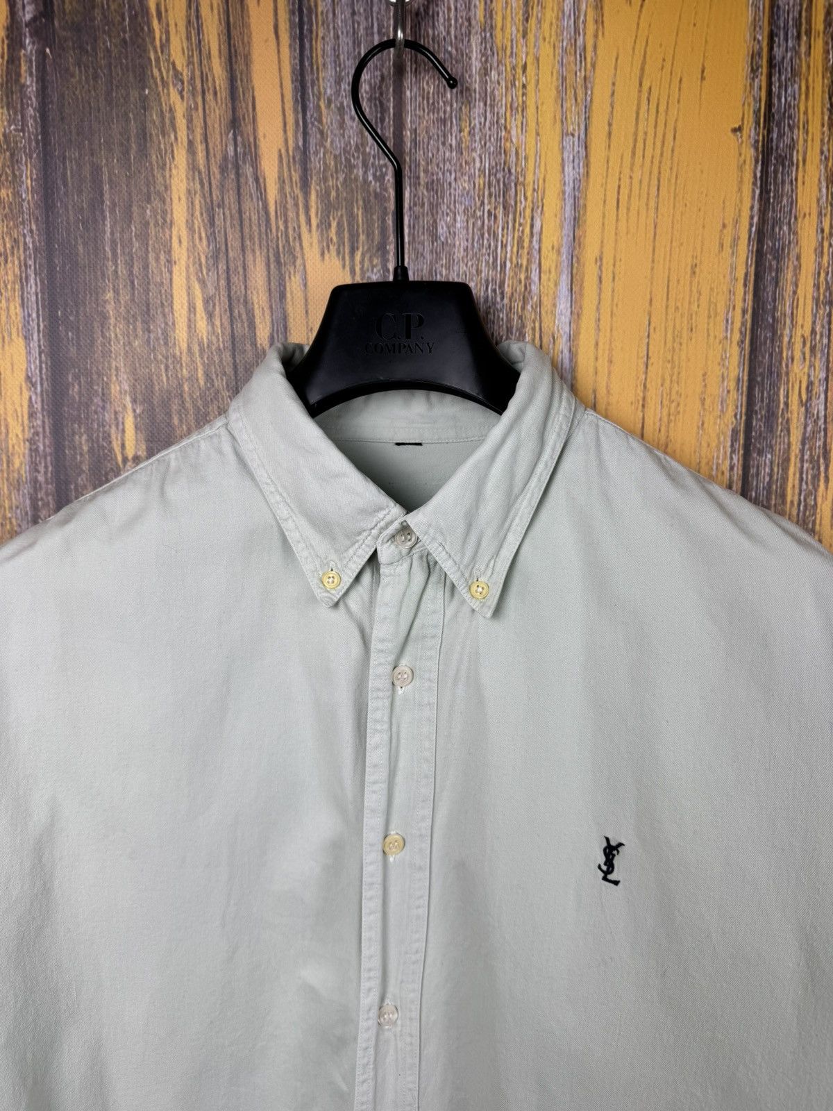 Japanese Brand Vintage Style Ysl Yves Saint Laurent Long-sleeved shirt Size US XL / EU 56 / 4 - 7 Thumbnail