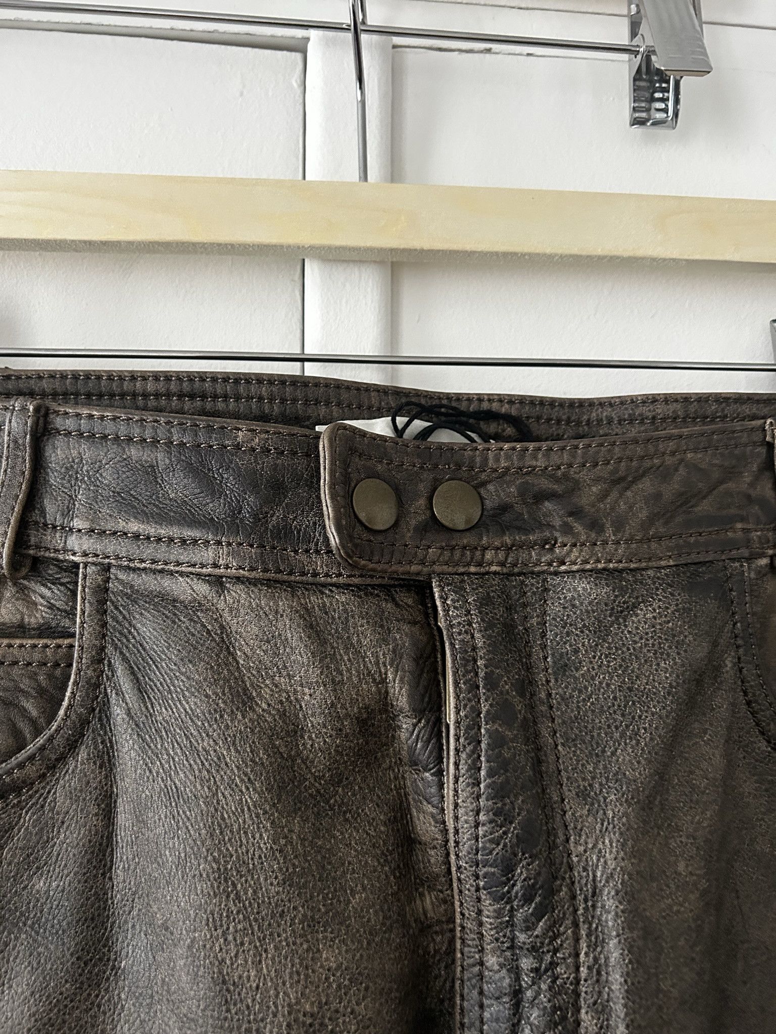 Faith Connexion Faith Connexion Leather laced pants Size US 34 / EU 50 - 5 Thumbnail