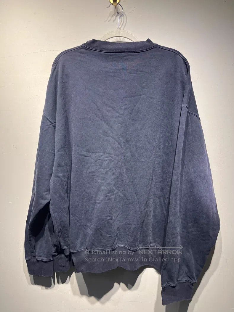 Balenciaga Balenciaga Letter Embroidered Logo Hooded Sweatshirt - Blu Size US L / EU 52-54 / 3 - 2 Thumbnail