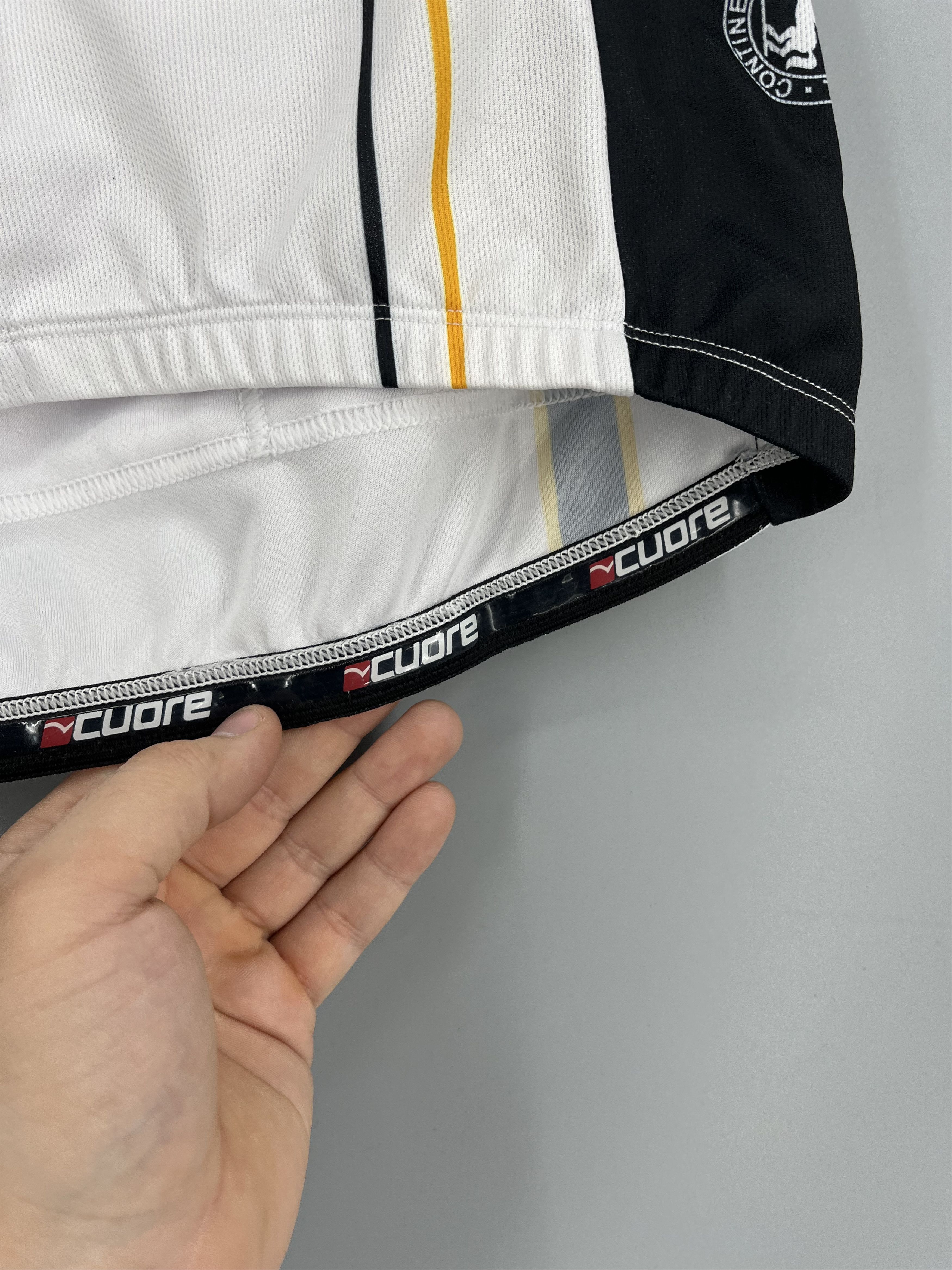Vintage Continental Cuore Cycling Top Jersey White Size M Size US M / EU 48-50 / 2 - 8 Thumbnail