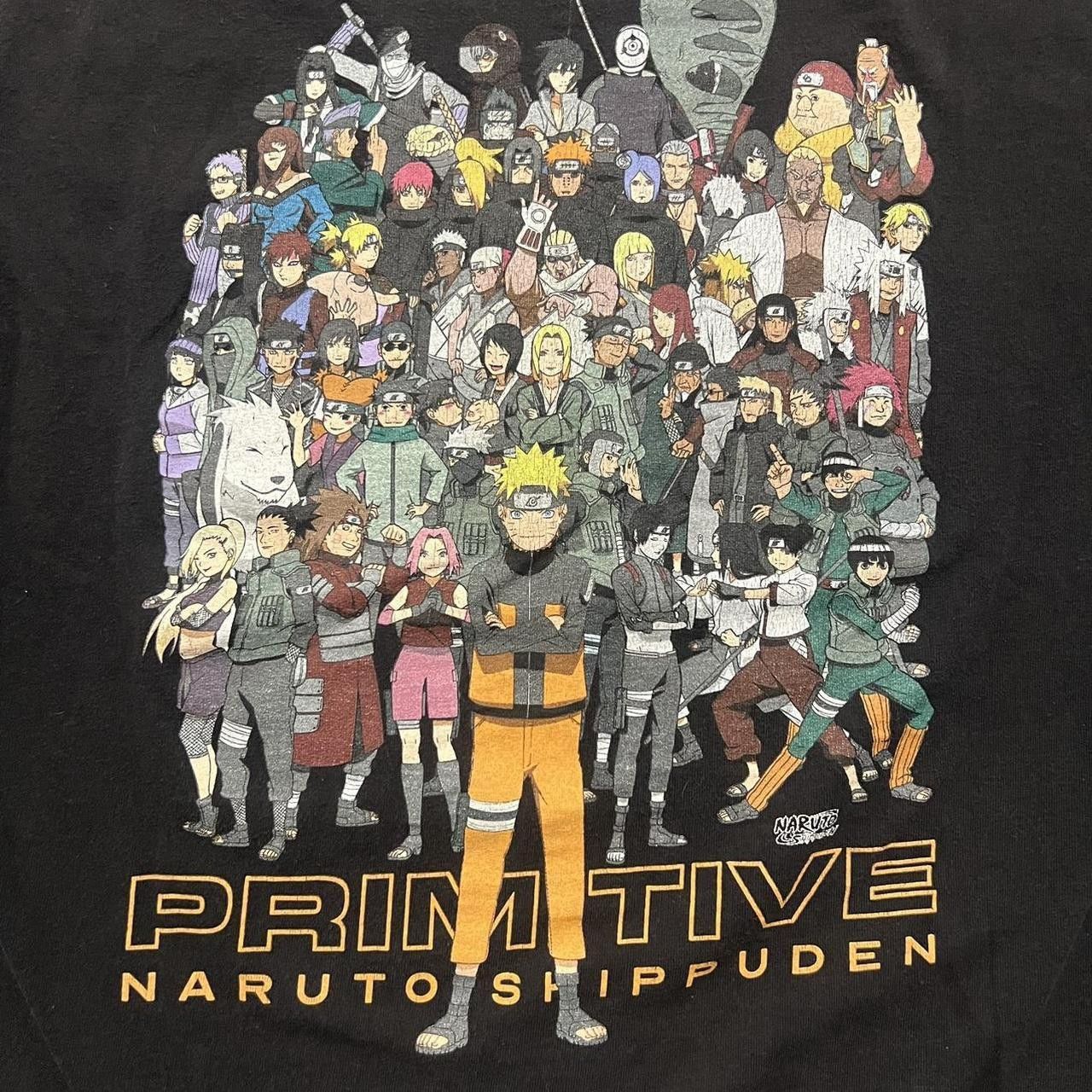 Vintage Crazy Vintage Y2K/2000s 2007 Primitive Naruto Shippuden All Characters Fan Essential Graphic Tee! Size US M / EU 48-50 / 2 - 4 Thumbnail