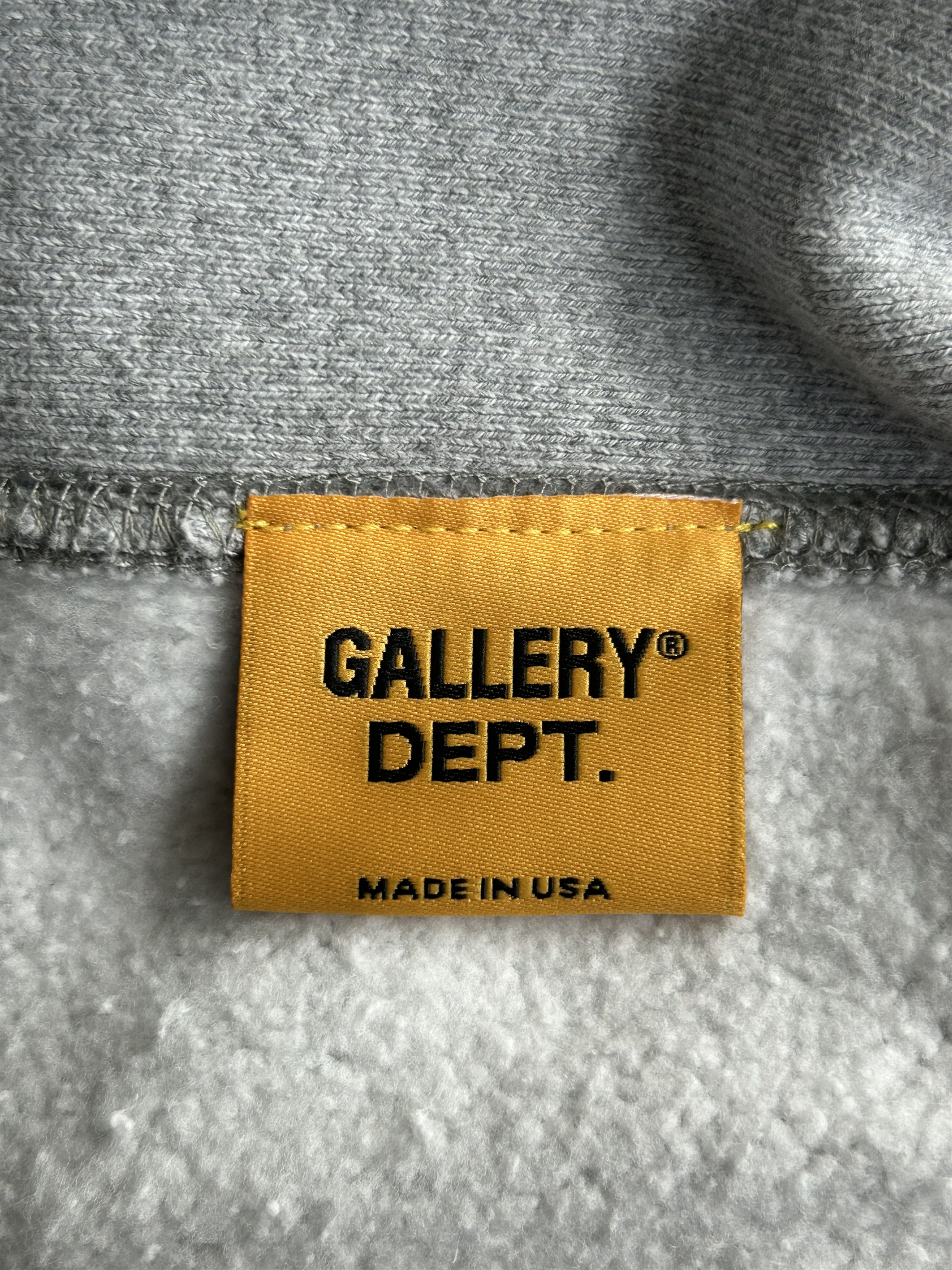 Gallery Dept. Gallery Dept Grey & Black Dept Logo Hoodie Size US S / EU 44-46 / 1 - 4 Thumbnail