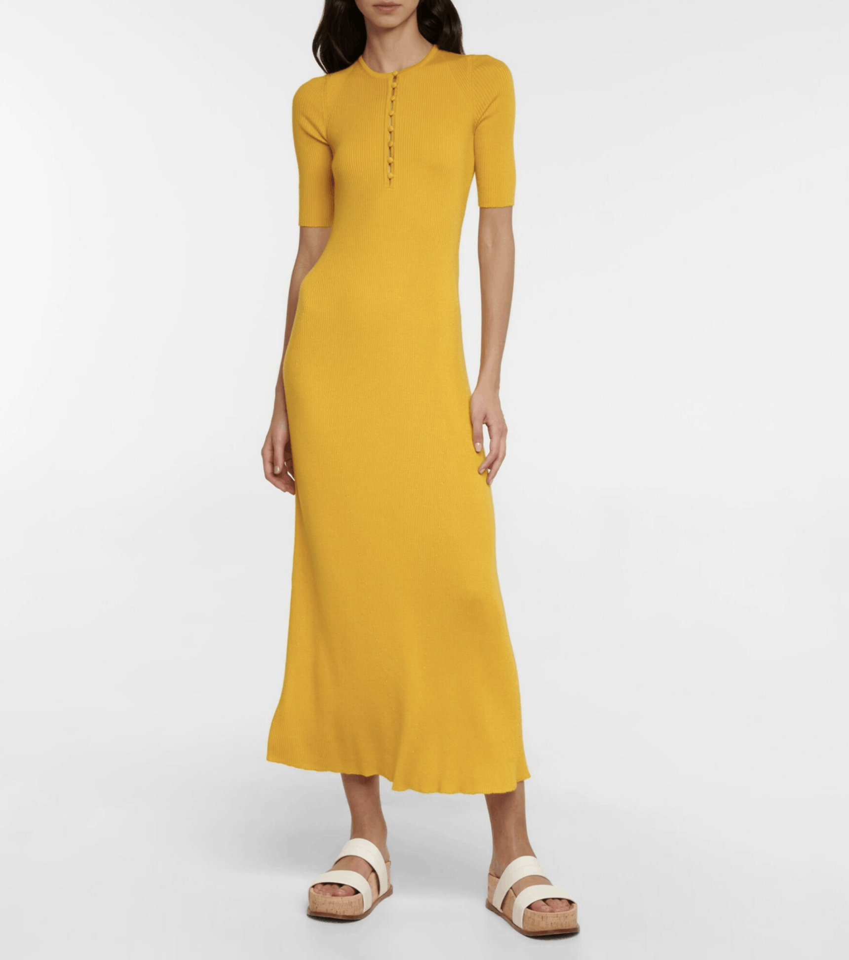 Gabriela Hearst Gabriela Hearst Johanna Ribbed-Knit Maxi Dress Size XS / US 0-2 / IT 36-38 - 1 Thumbnail
