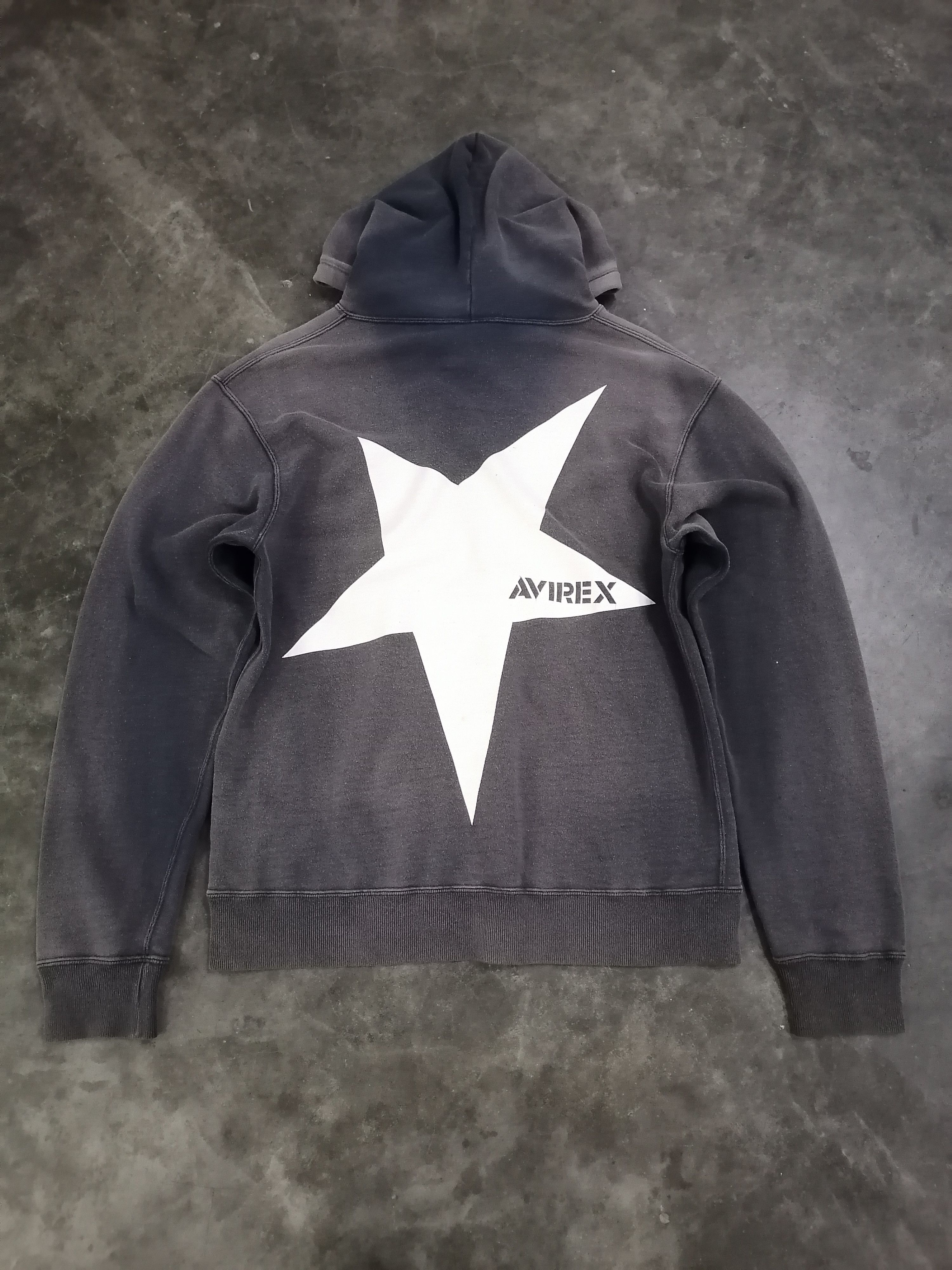 Vintage Trashed Faded Avirex MFG. Hoodies Size US M / EU 48-50 / 2 - 1 Thumbnail