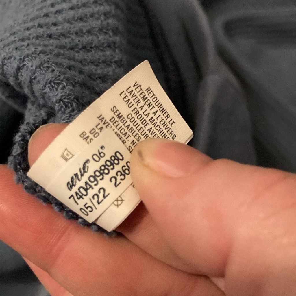 Other Aerie oversized waffle knit hooded pullover size medium Size M / US 6-8 / IT 42-44 - 4 Thumbnail