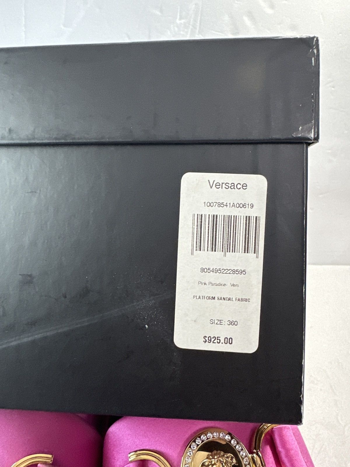 Versace Versace - Medusa Biggie satin platform sandals Size US 6 / IT 36 - 6 Thumbnail