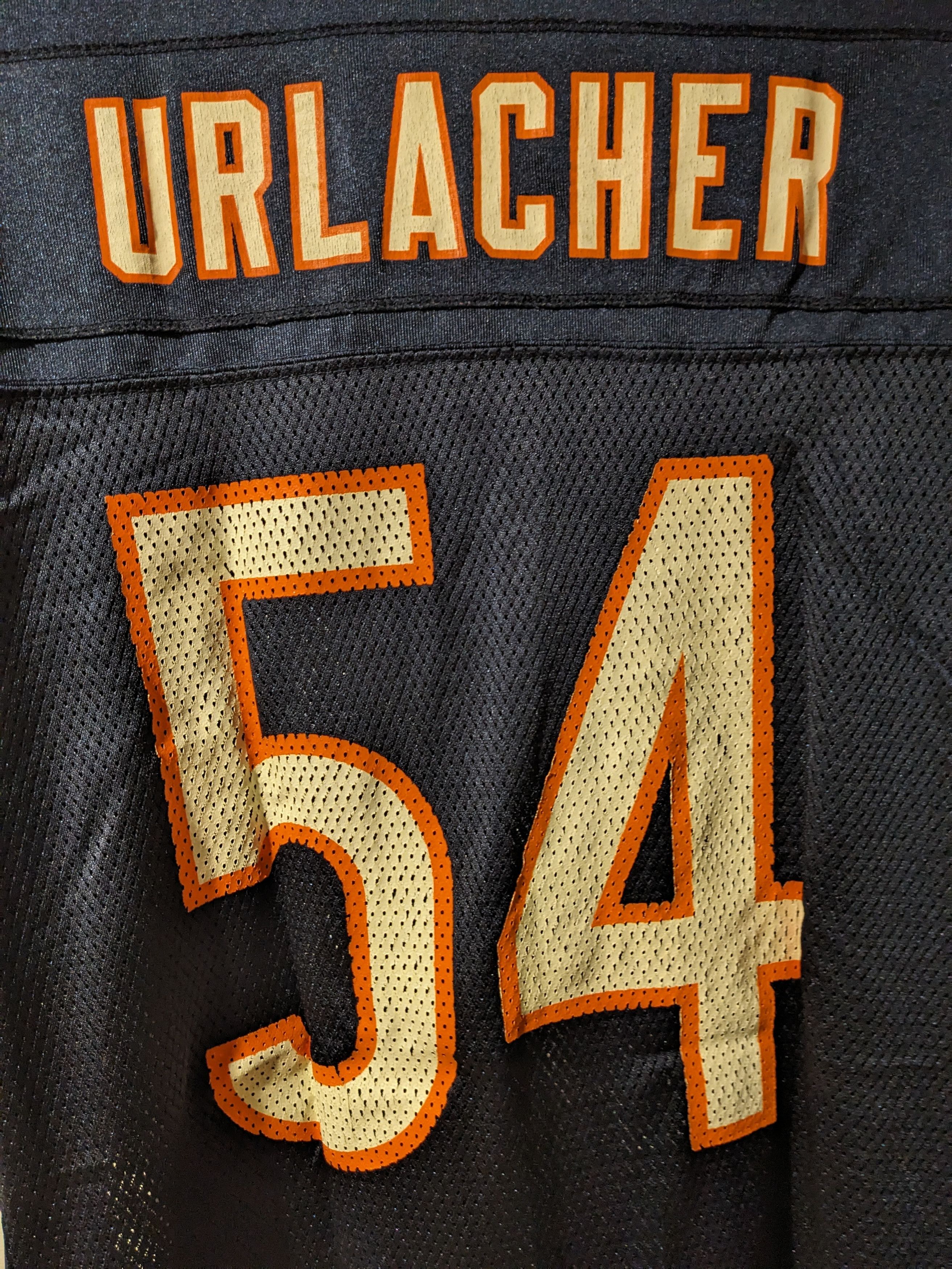 NFL × Vintage Vintage 90s Chicago Bears Urlacher NFL Football Large Jersey Size US L / EU 52-54 / 3 - 2 Thumbnail