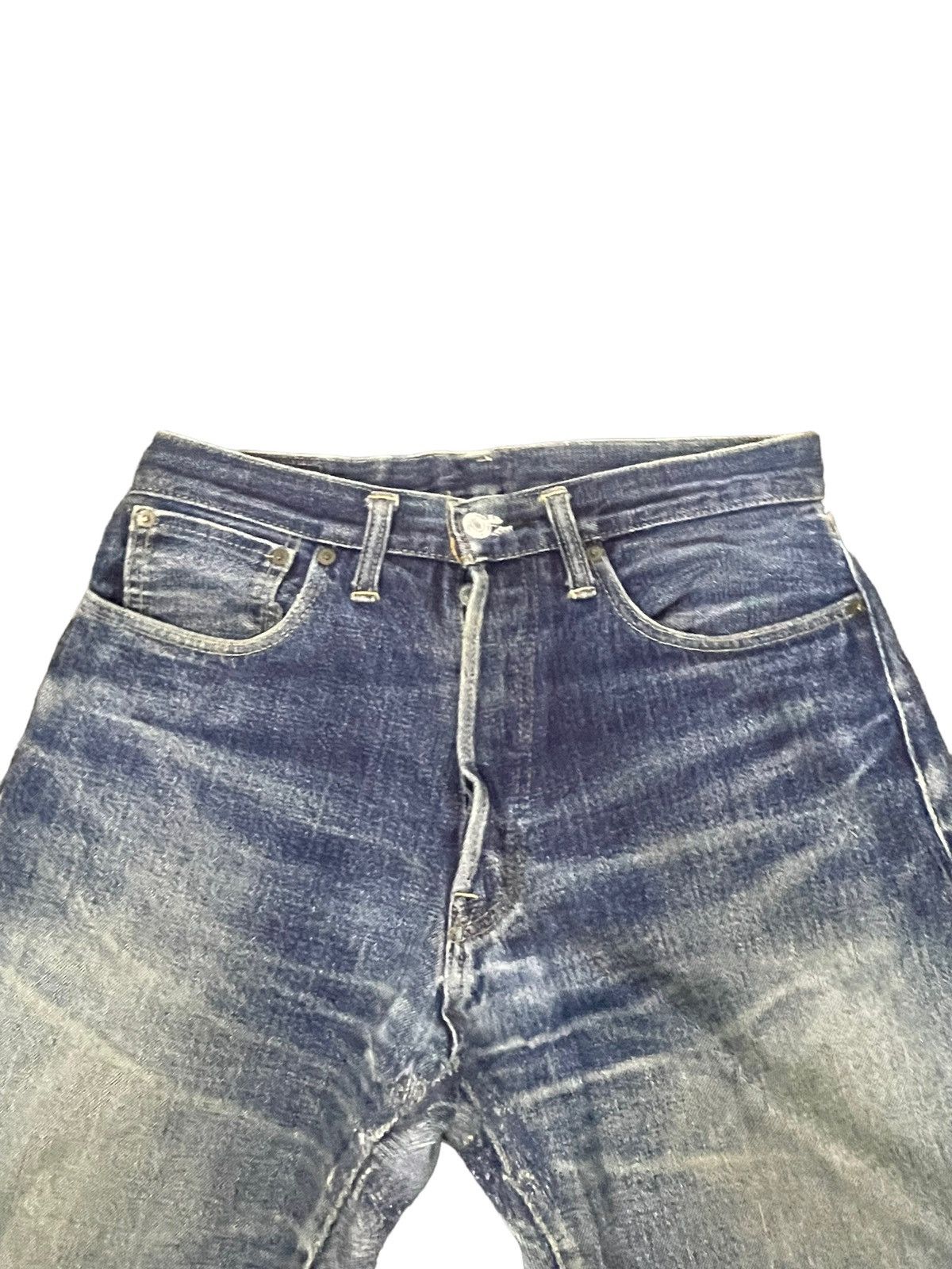Denime Vintage Denime Orizzonti Selvedge Faded Distresed Denim Size US 30 / EU 46 - 8 Thumbnail