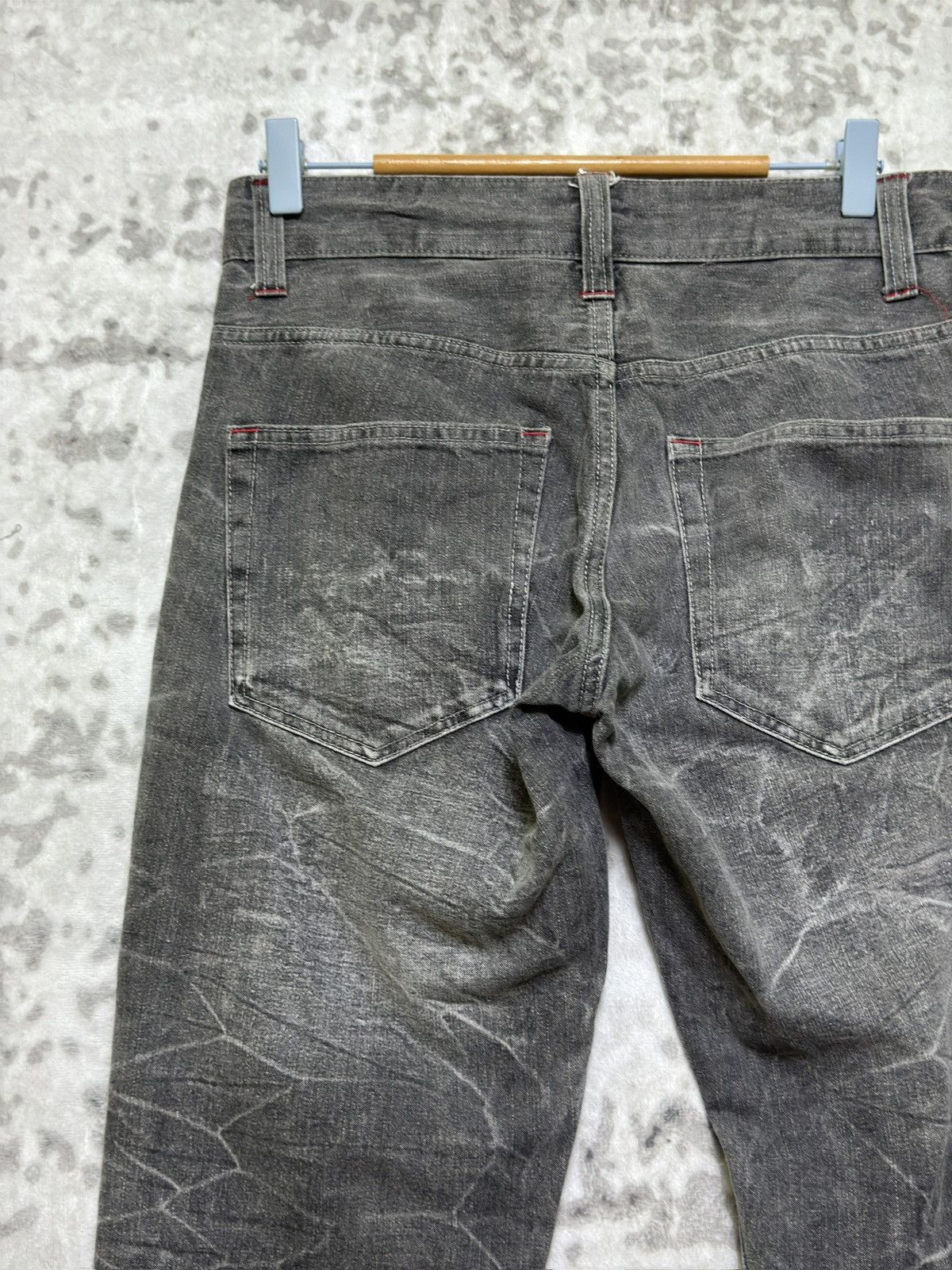 Vintage Y2K Wild Life Poem Print Whiskered Cropped Denim Jeans Size US 29 - 10 Thumbnail