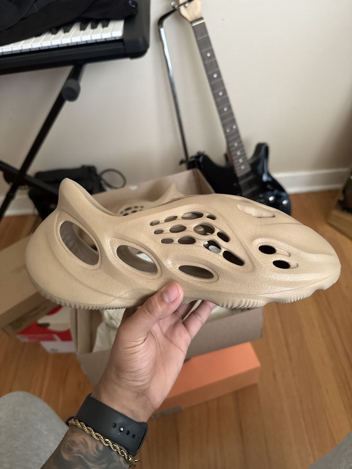 Adidas × Kanye West × Yeezy Adidas Yeezy Foam RNR Clay Taupe Size US 10 / EU 43 - 1 Thumbnail