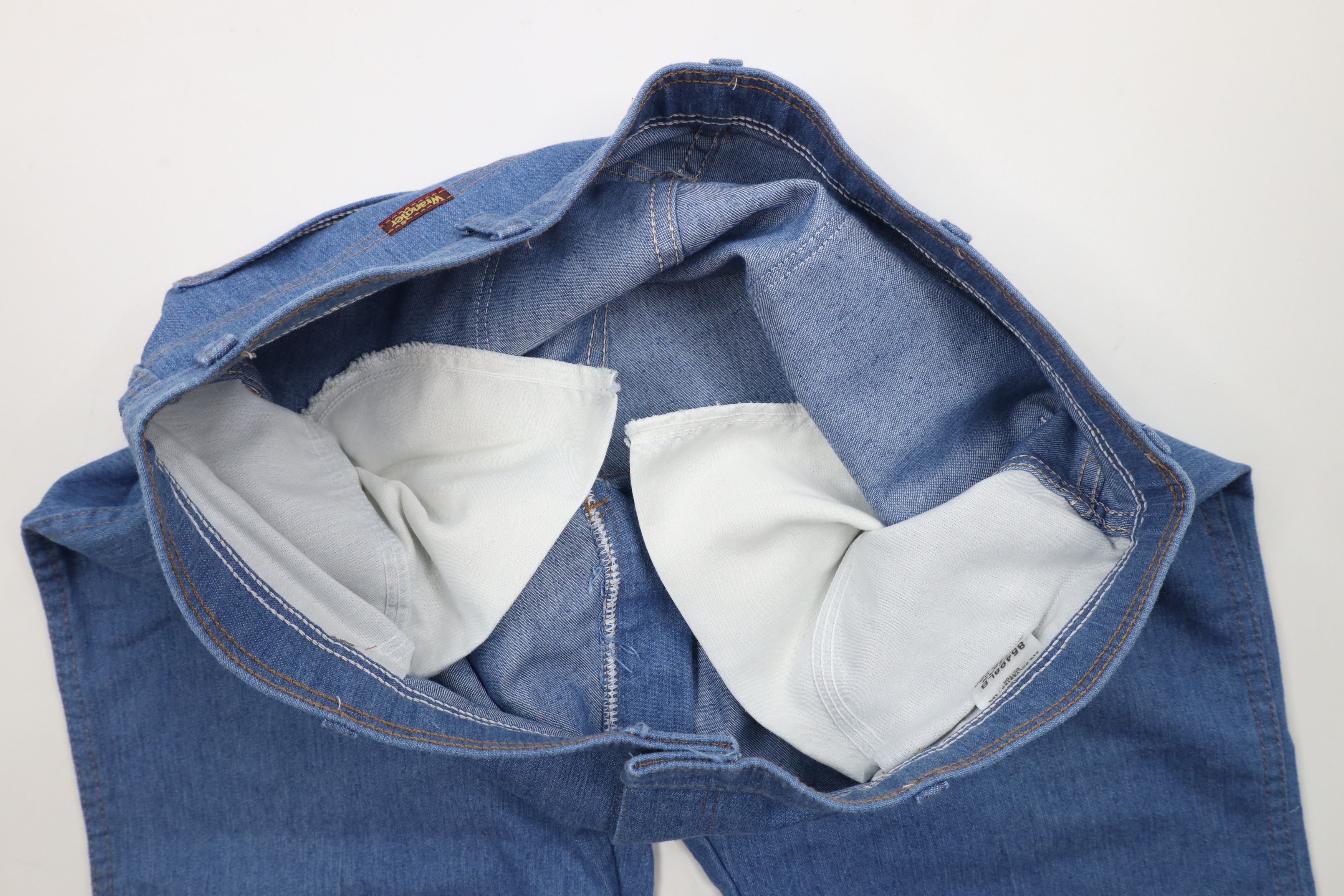 Vintage × Wrangler Vintage 90s Wrangler Flared Bootcut Western Denim Jeans Blue Size US 40 / EU 56 - 7 Thumbnail