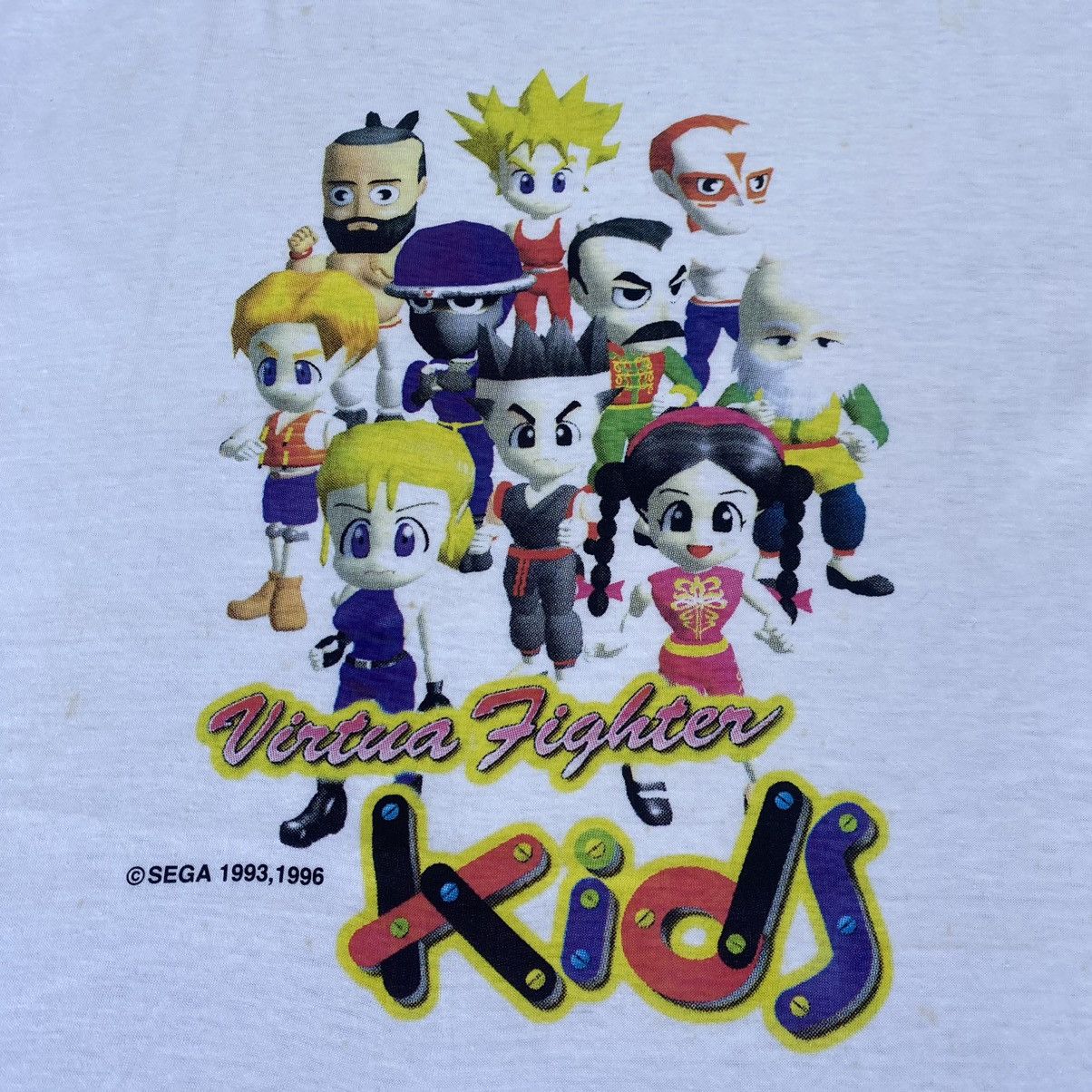 Anime × Cartoon Network × Vintage Vintage Rare Anime Virtua Fighter Kids 1996 Game Tee Size US M / EU 48-50 / 2 - 3 Thumbnail