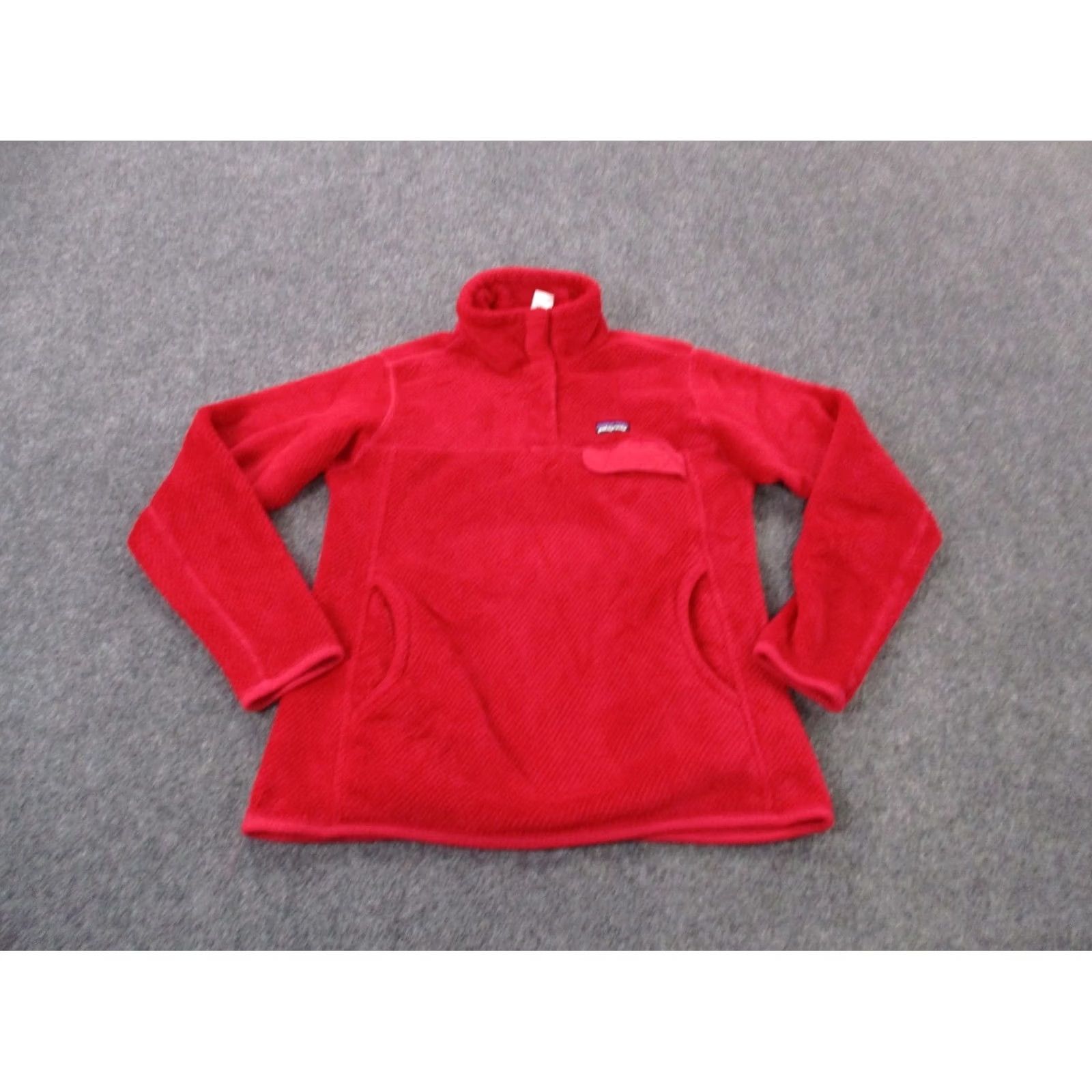 Patagonia Patagonia Jacket Women M Red Snap T Fleece Fuzzy Sweater Outdoors Camping 25442 Size M / US 6-8 / IT 42-44 - 2 Thumbnail