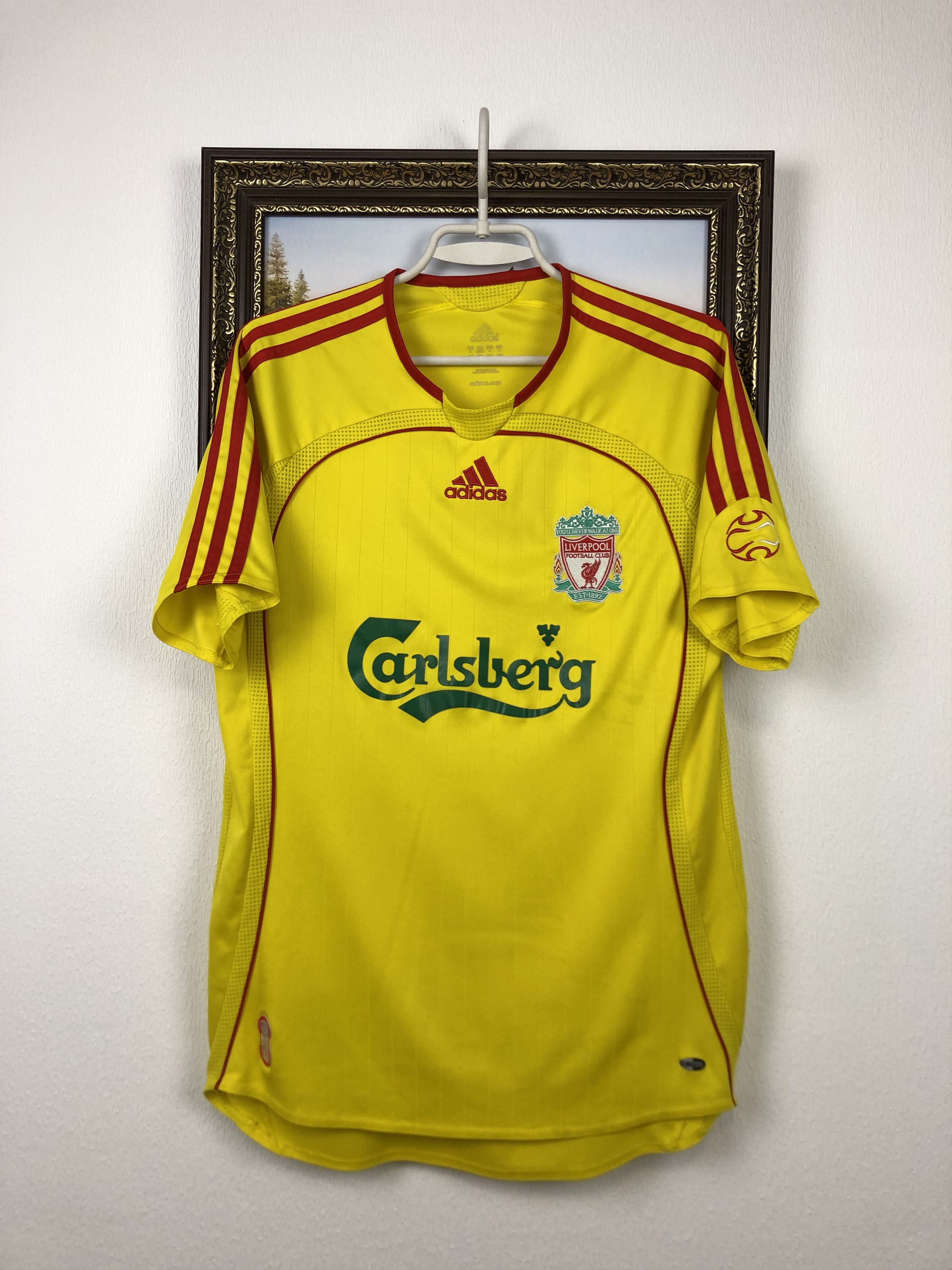 Adidas Liverpool Away football shirt 2006 Soccer Adidas Jersey Rare Size US S / EU 44-46 / 1 - 1 Thumbnail