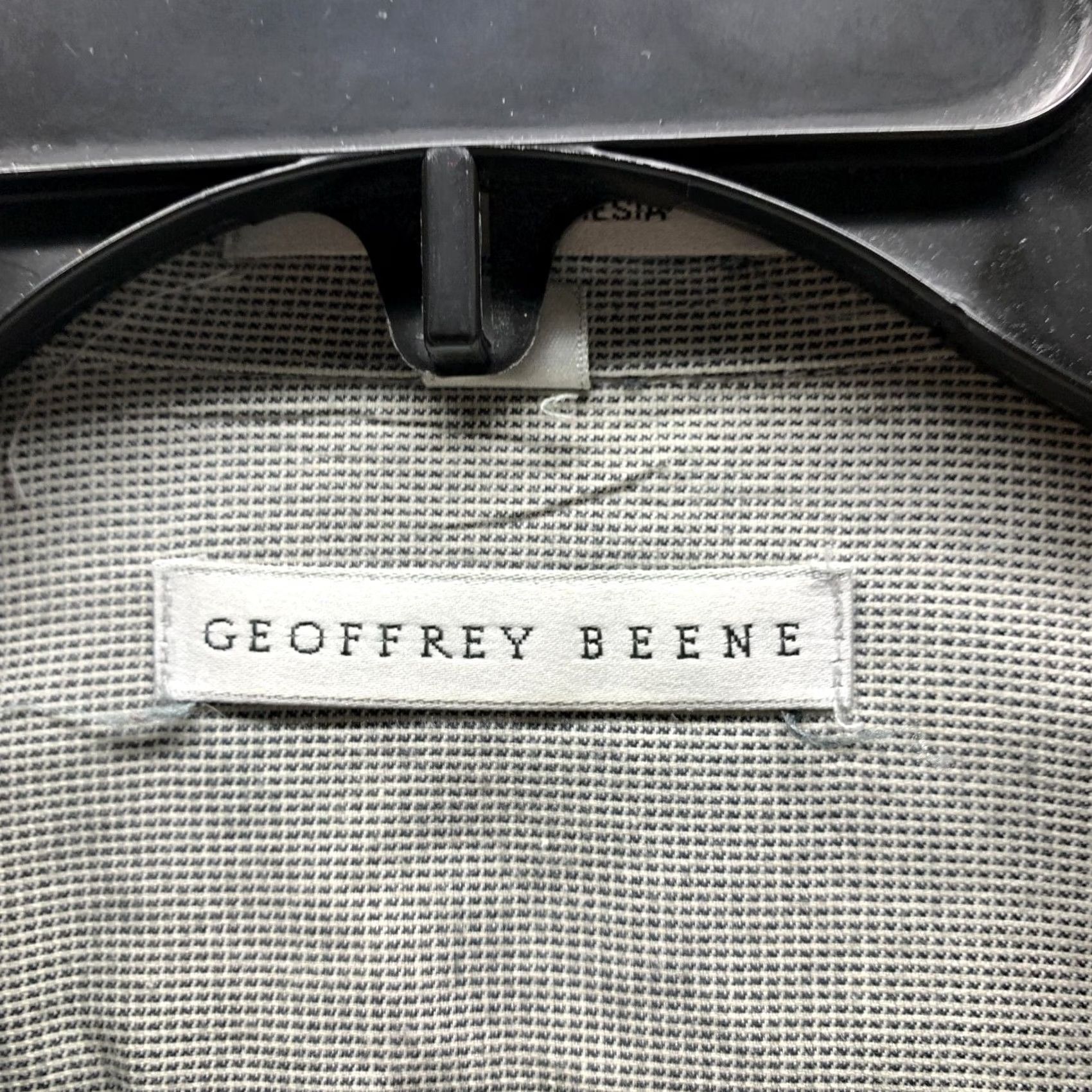 Geoffrey Beene Geoffrey Beene Shirt Mens 16.5 Large Gray Oxford Cotton Button-Up Vintage 80s 90s Casual Regular Collar Mens Size US XL / EU 56 / 4 - 6 Thumbnail