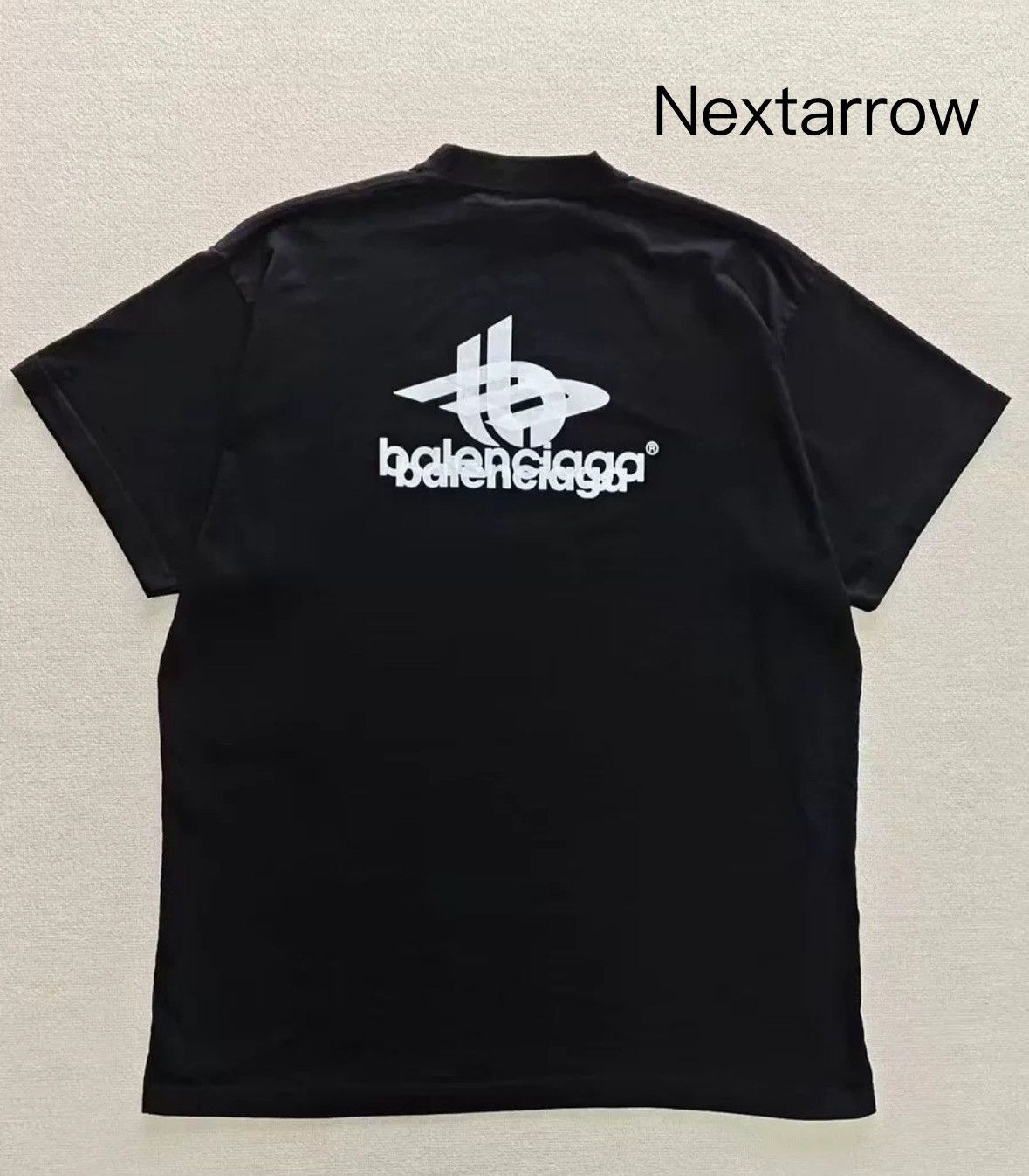 Balenciaga Balenciaga 23ss 3b Logo Vintage Short Sleeve T-shirt Size US M / EU 48-50 / 2 - 2 Thumbnail